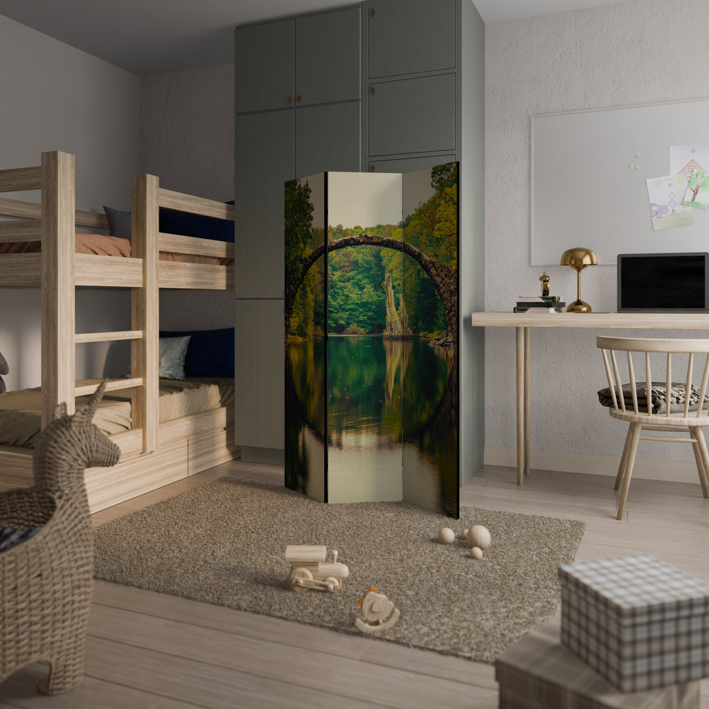 SERENE REFLECTIONS REALM 3-Panel Room Divider