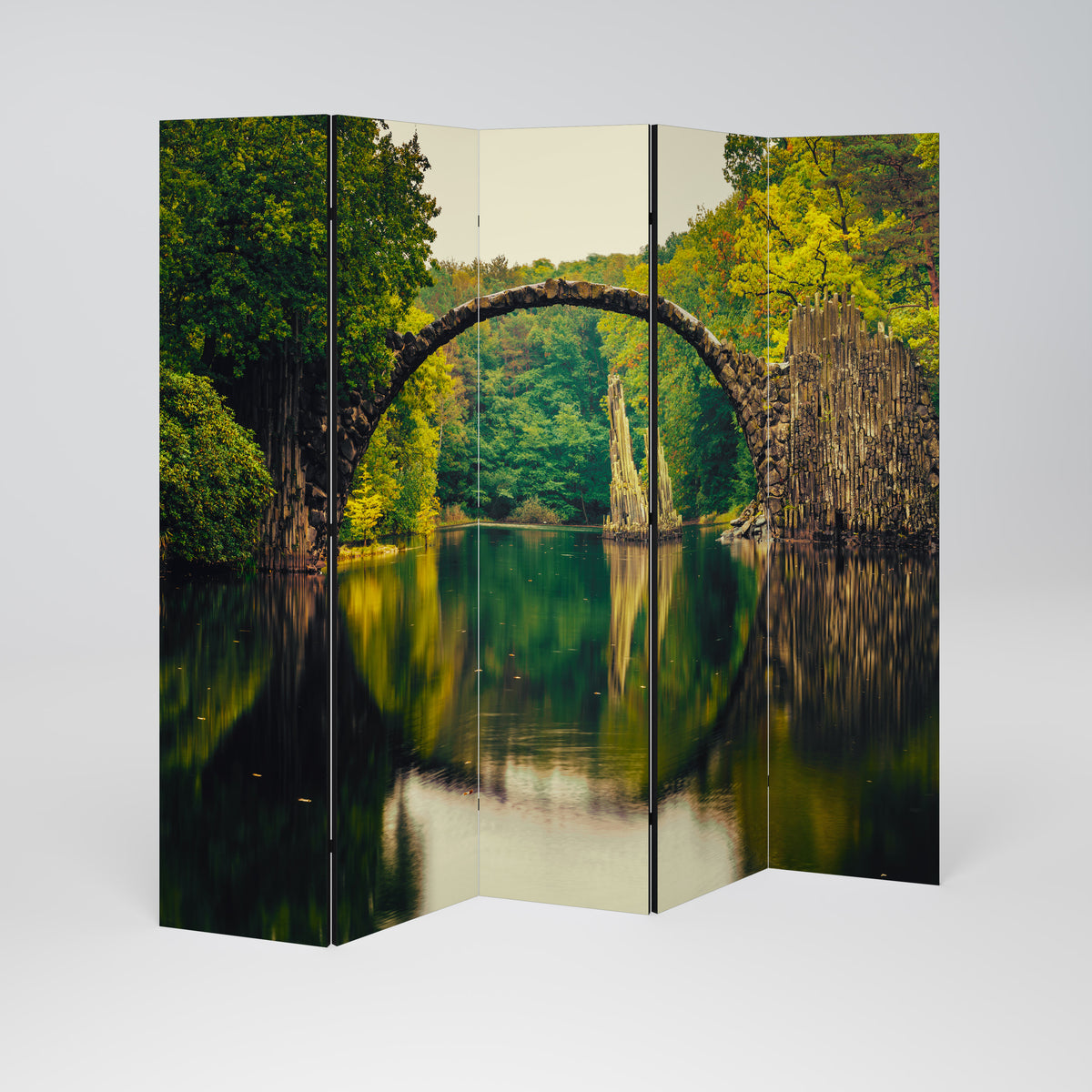 SERENE REFLECTIONS REALM 5-Panel Room Divider