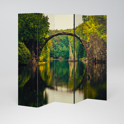 SERENE REFLECTIONS REALM 5-Panel Room Divider