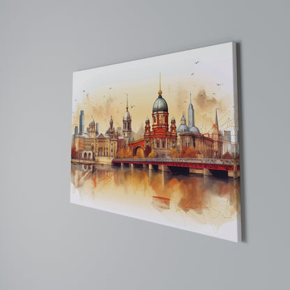 BERLIN SPIRIT Horizontal Canvas Print