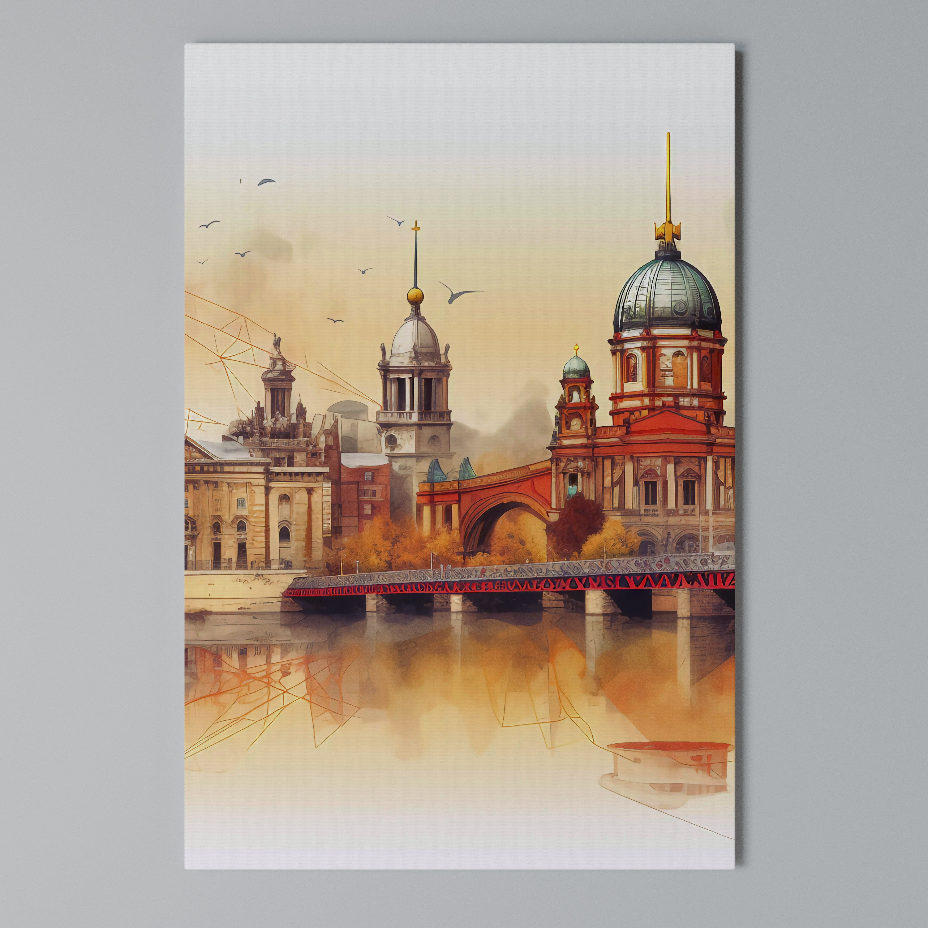 BERLIN SPIRIT Vertical Canvas Print