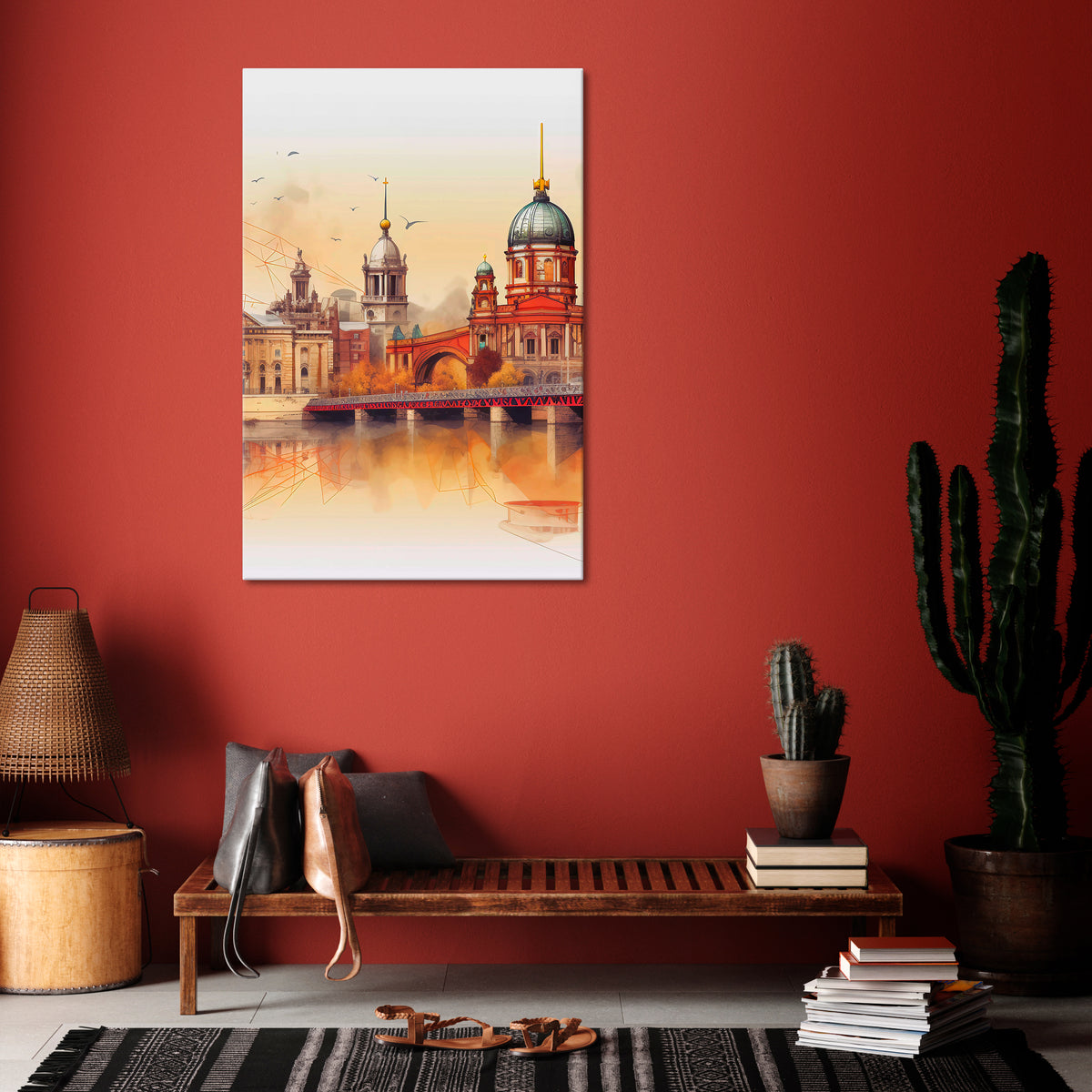 BERLIN SPIRIT Vertical Canvas Print