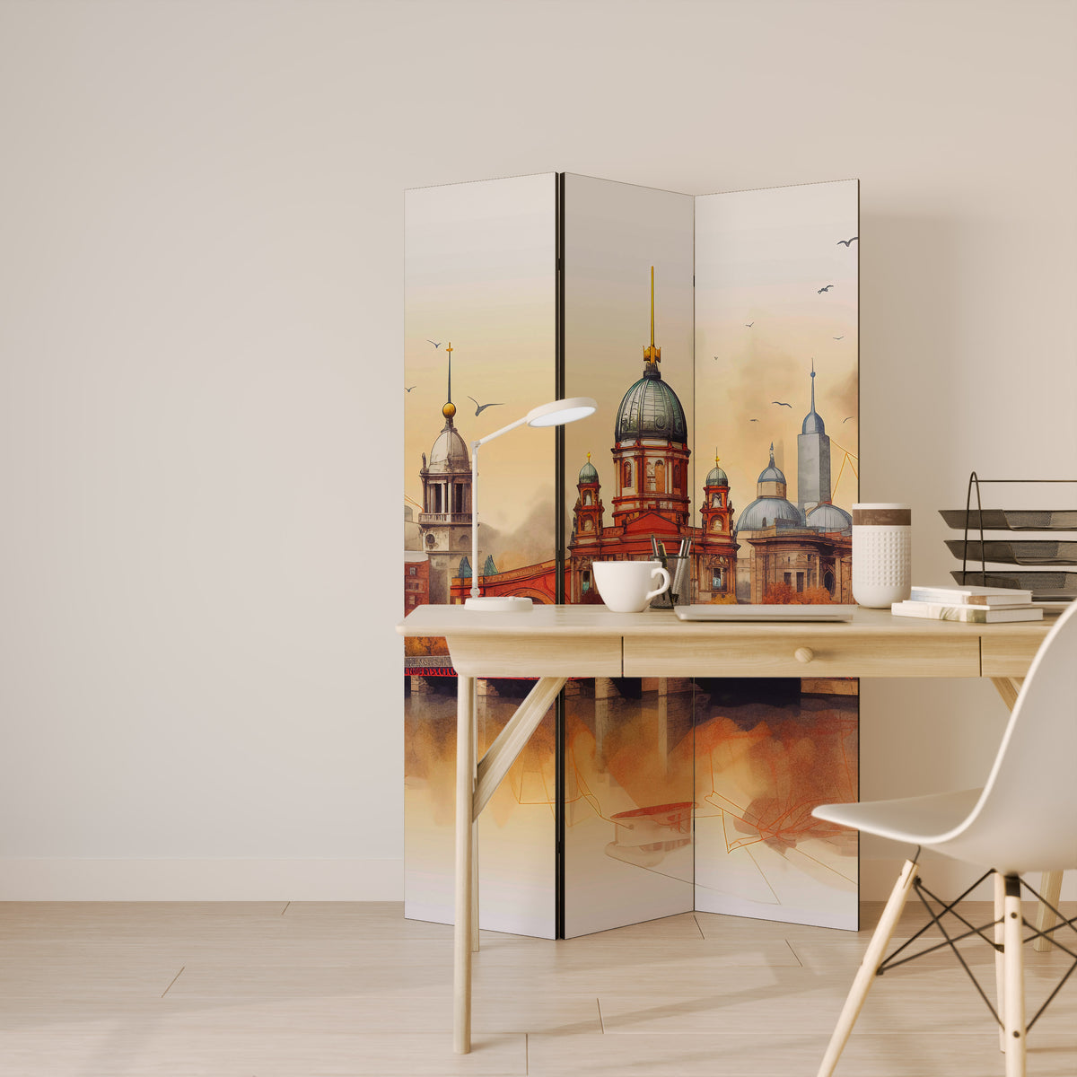BERLIN SPIRIT 3-Panel Room Divider
