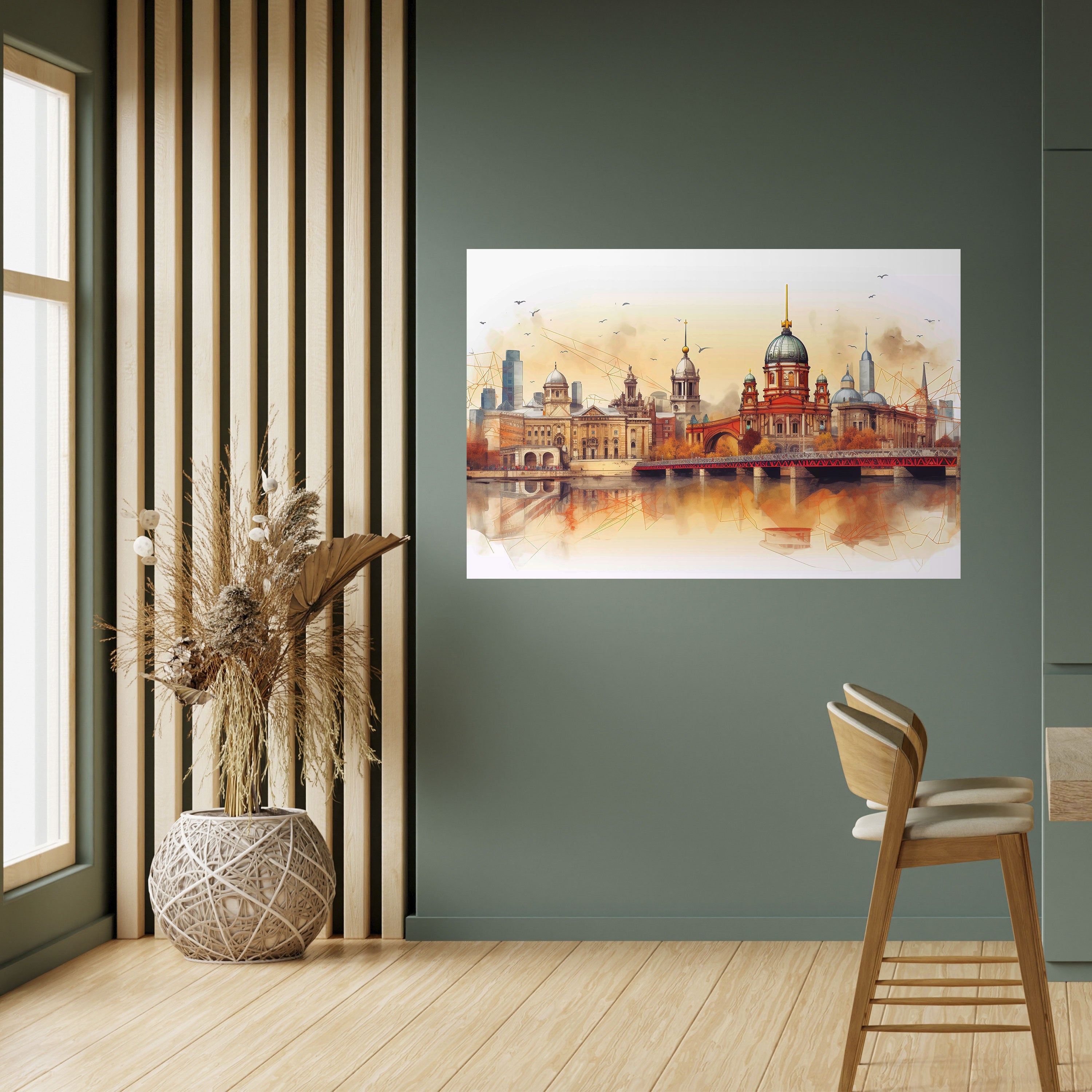 Affiche horizontale autocollante BERLIN SPIRIT