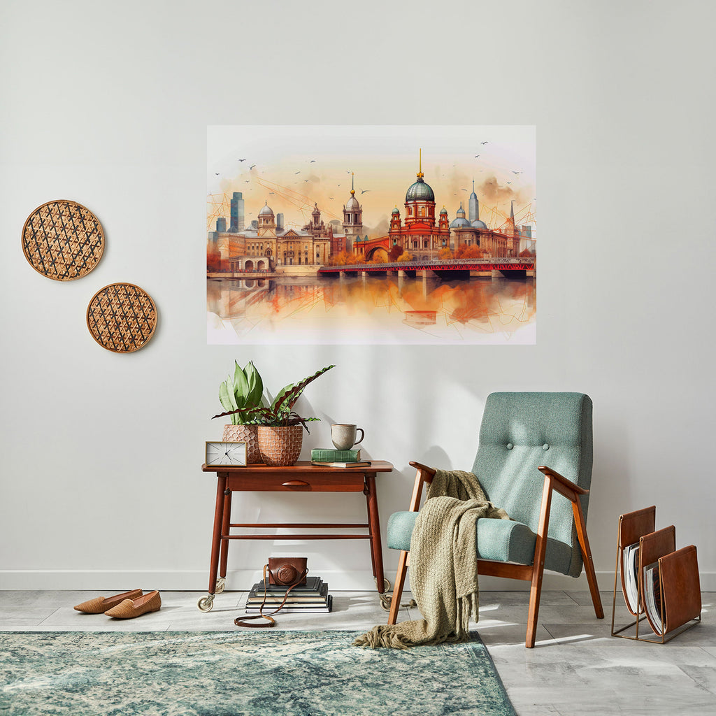 Affiche horizontale autocollante BERLIN SPIRIT