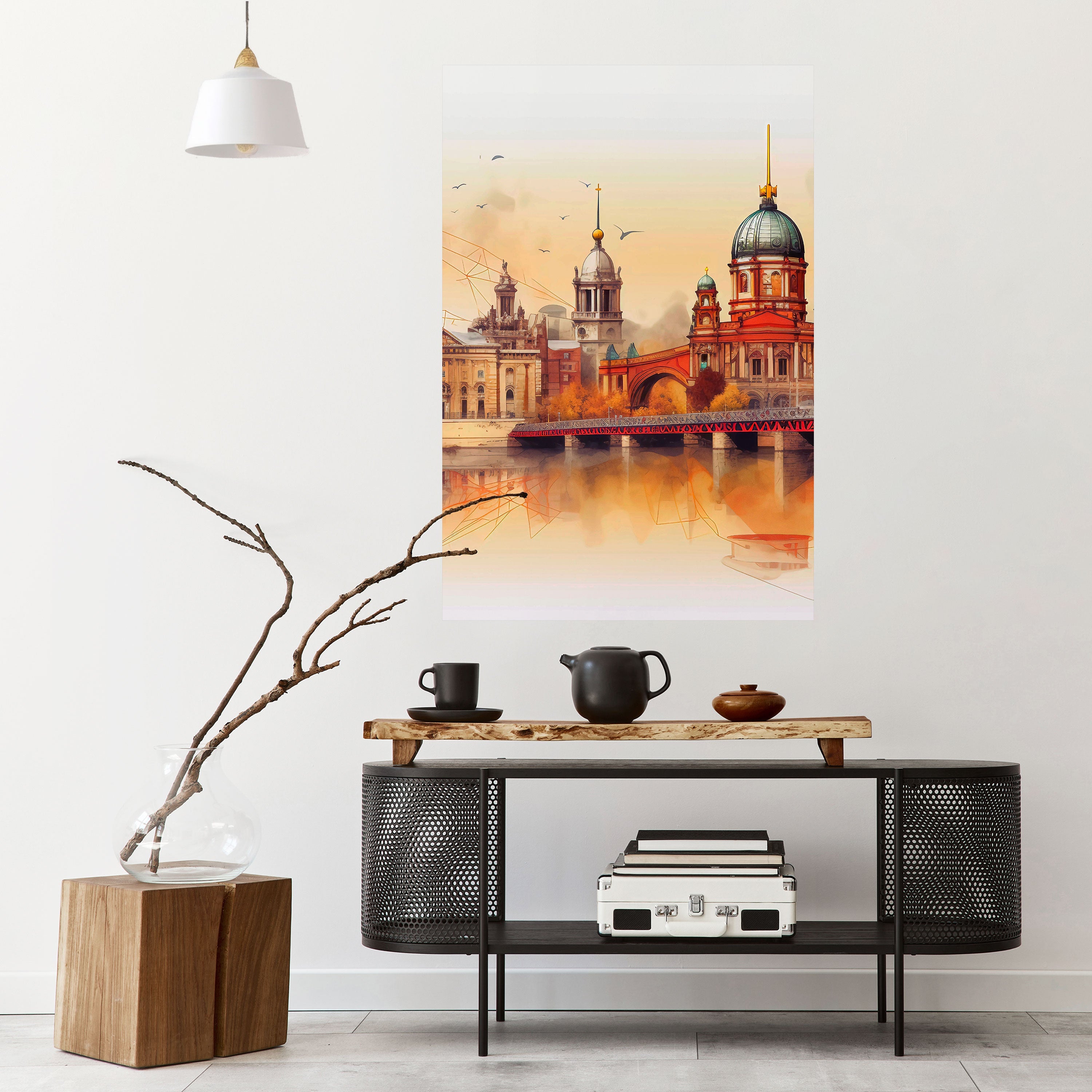 Affiche verticale autocollante BERLIN SPIRIT