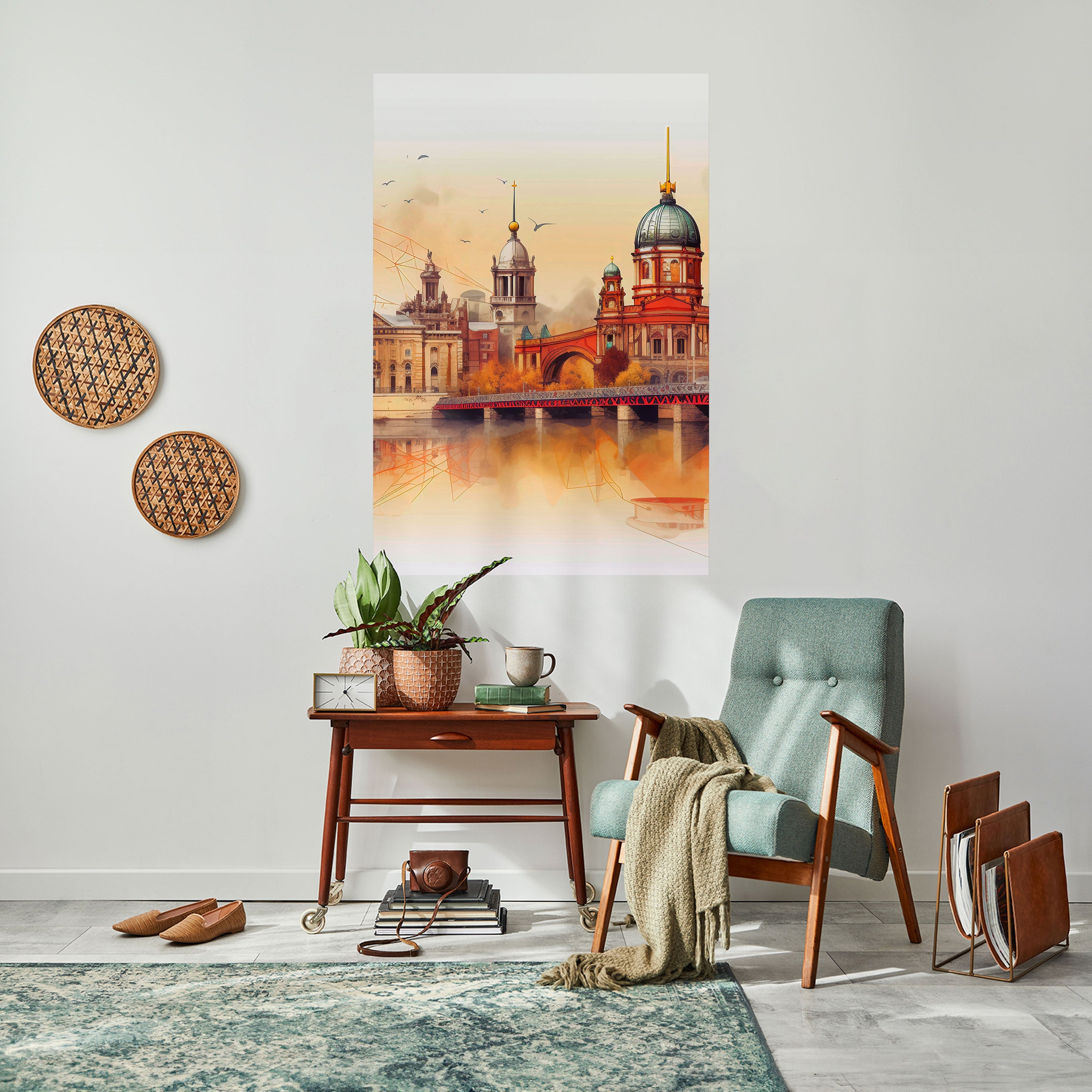 Affiche verticale autocollante BERLIN SPIRIT