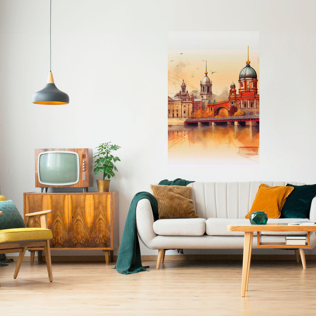 Affiche verticale autocollante BERLIN SPIRIT