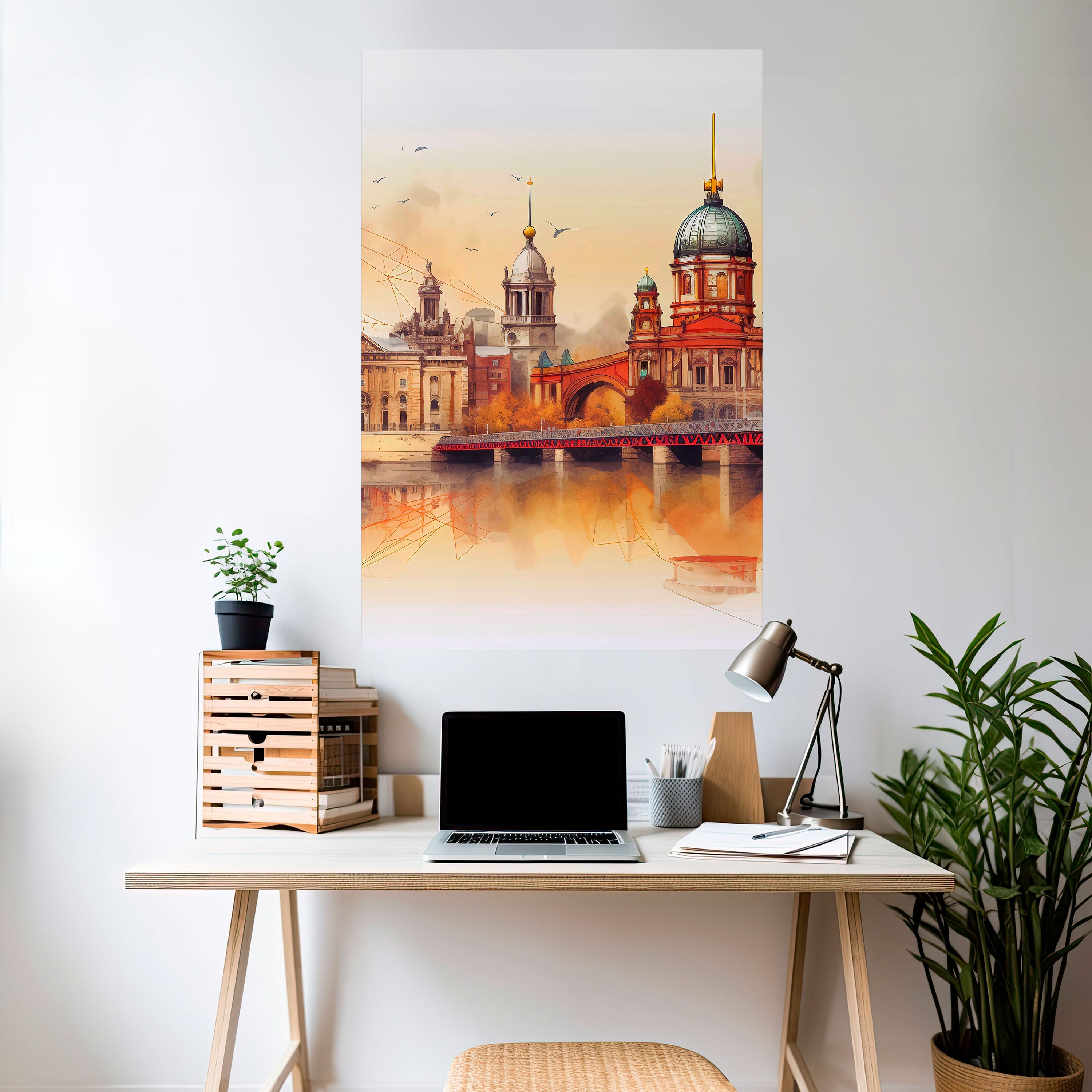 Affiche verticale autocollante BERLIN SPIRIT