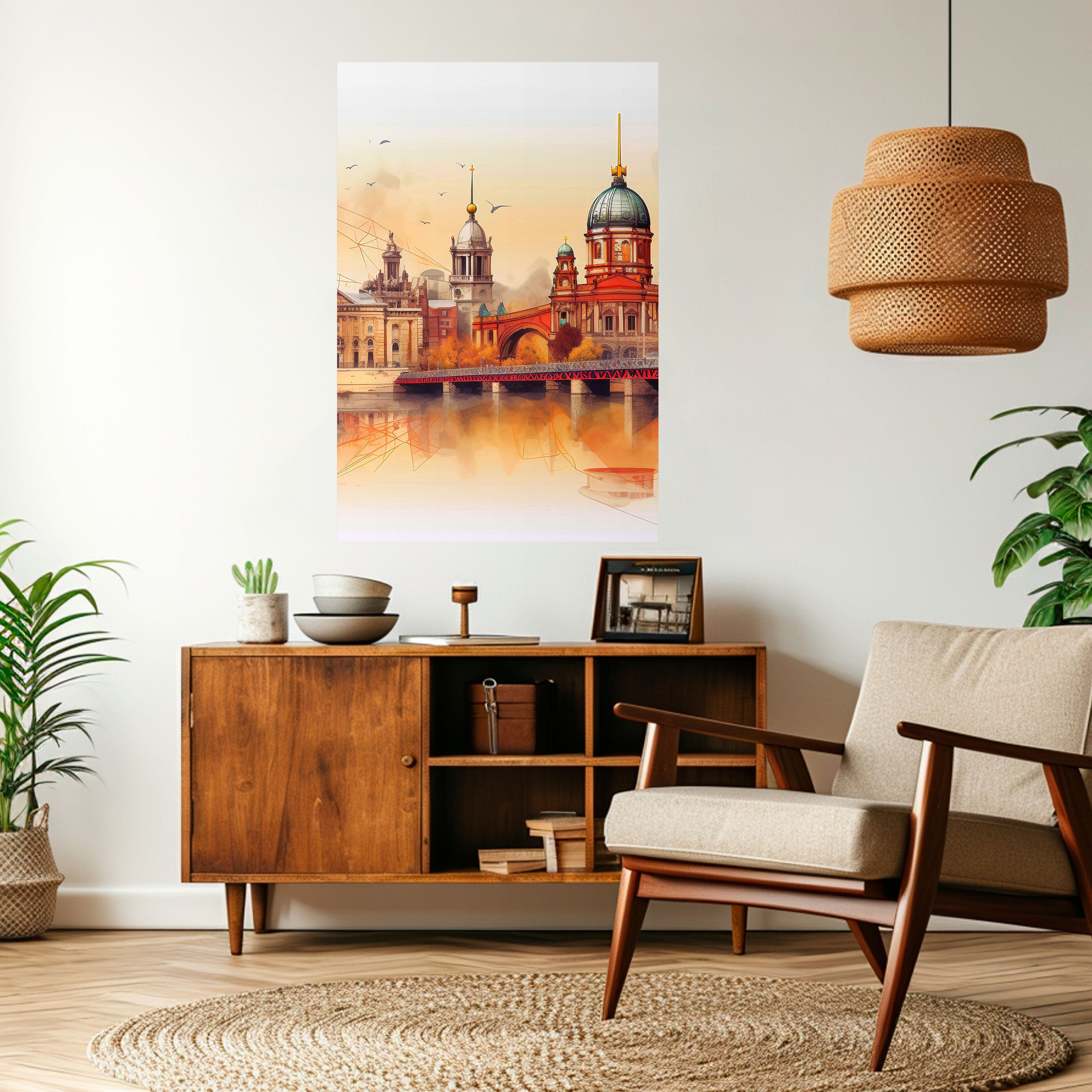 Affiche verticale autocollante BERLIN SPIRIT