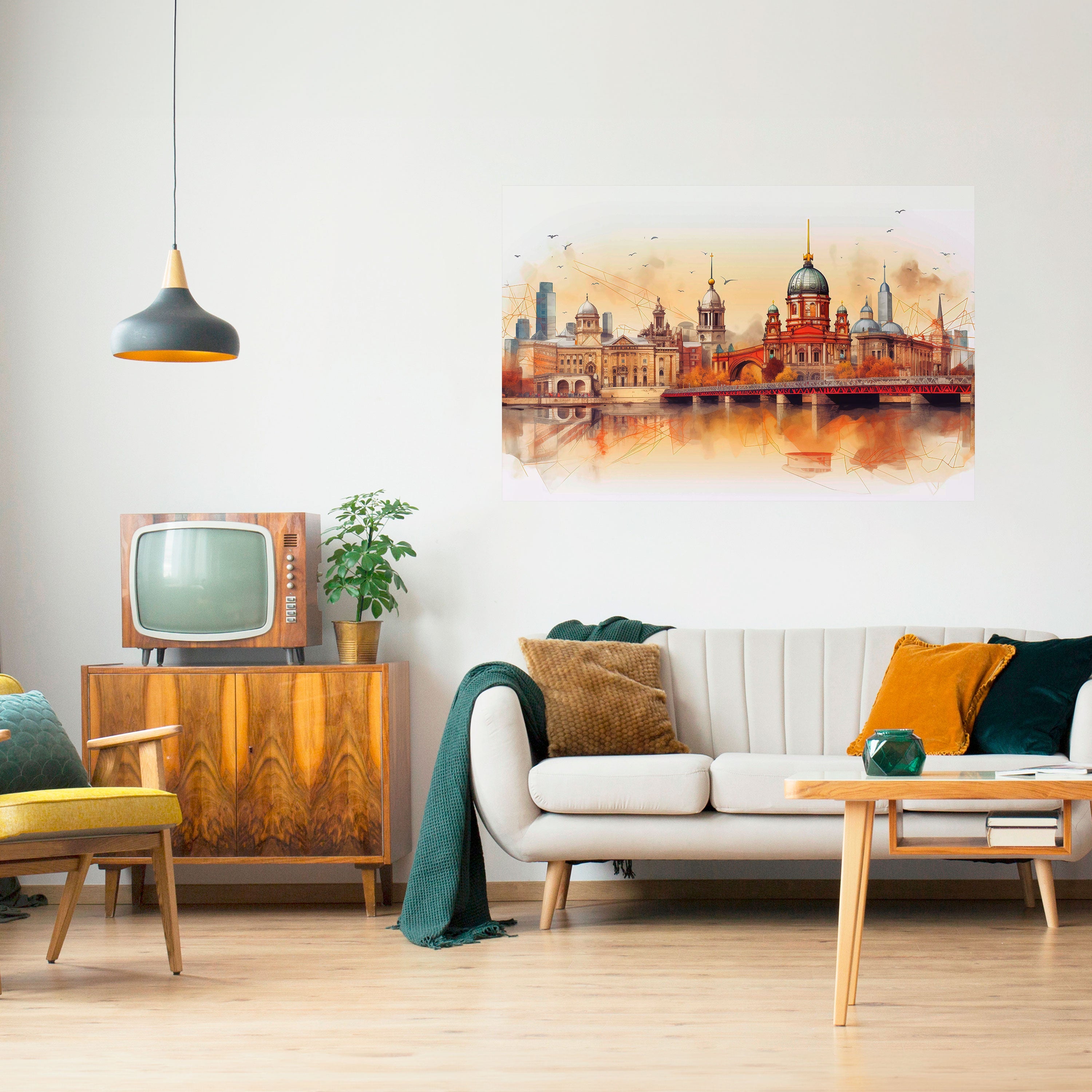 Affiche horizontale autocollante BERLIN SPIRIT