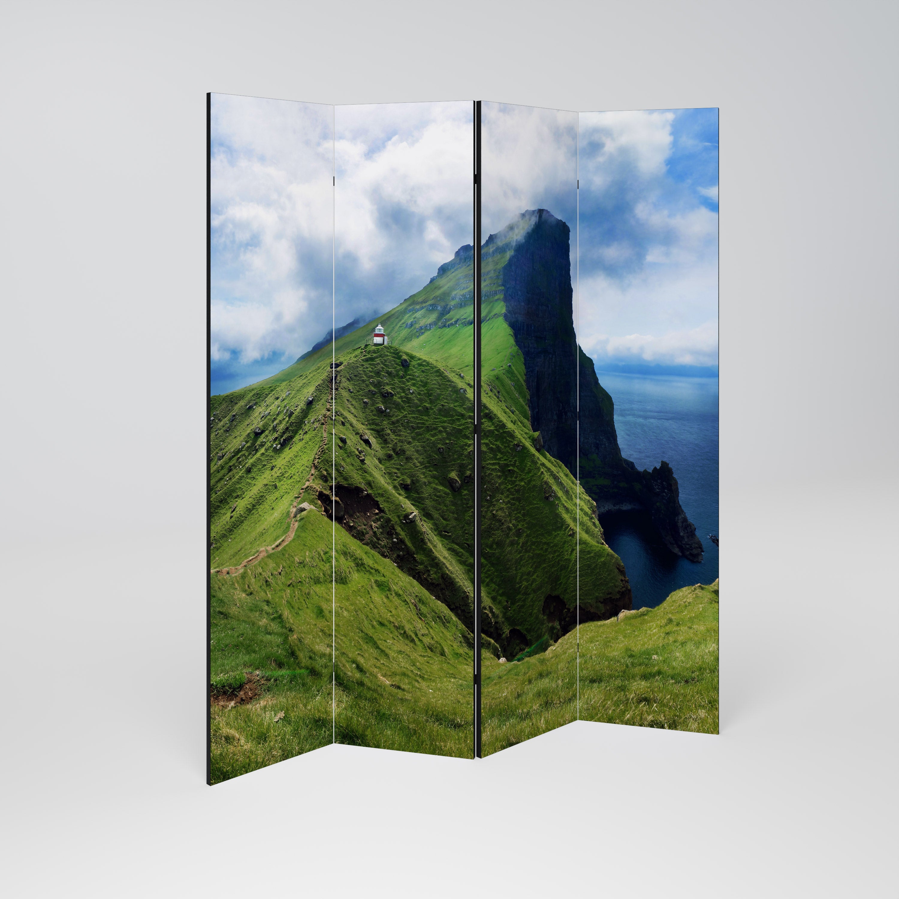 CLIFFS OF TRANQUILITY 4-Panel Room Divider