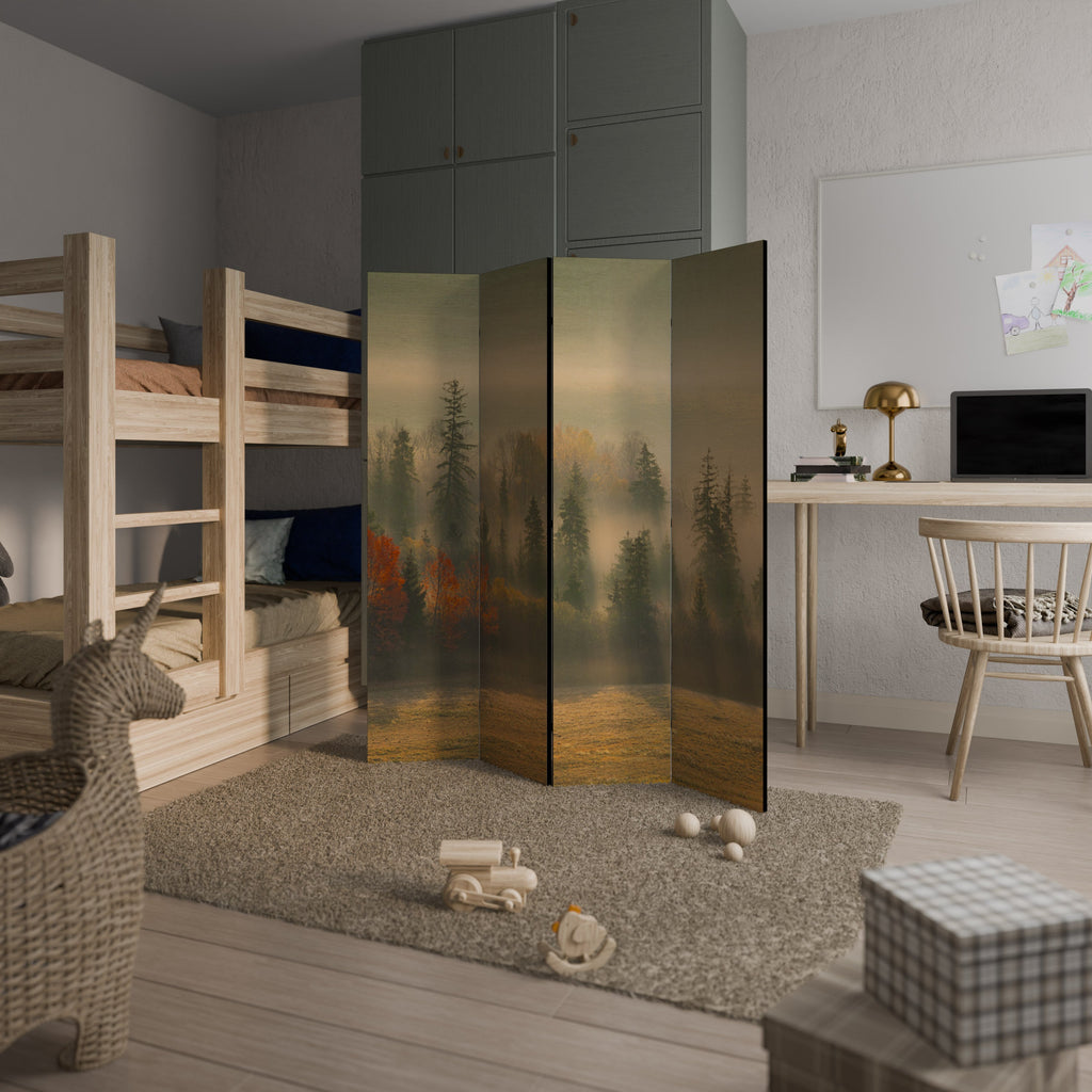 HEURES DE DORURE Paravent décoratif à 4 panneaux