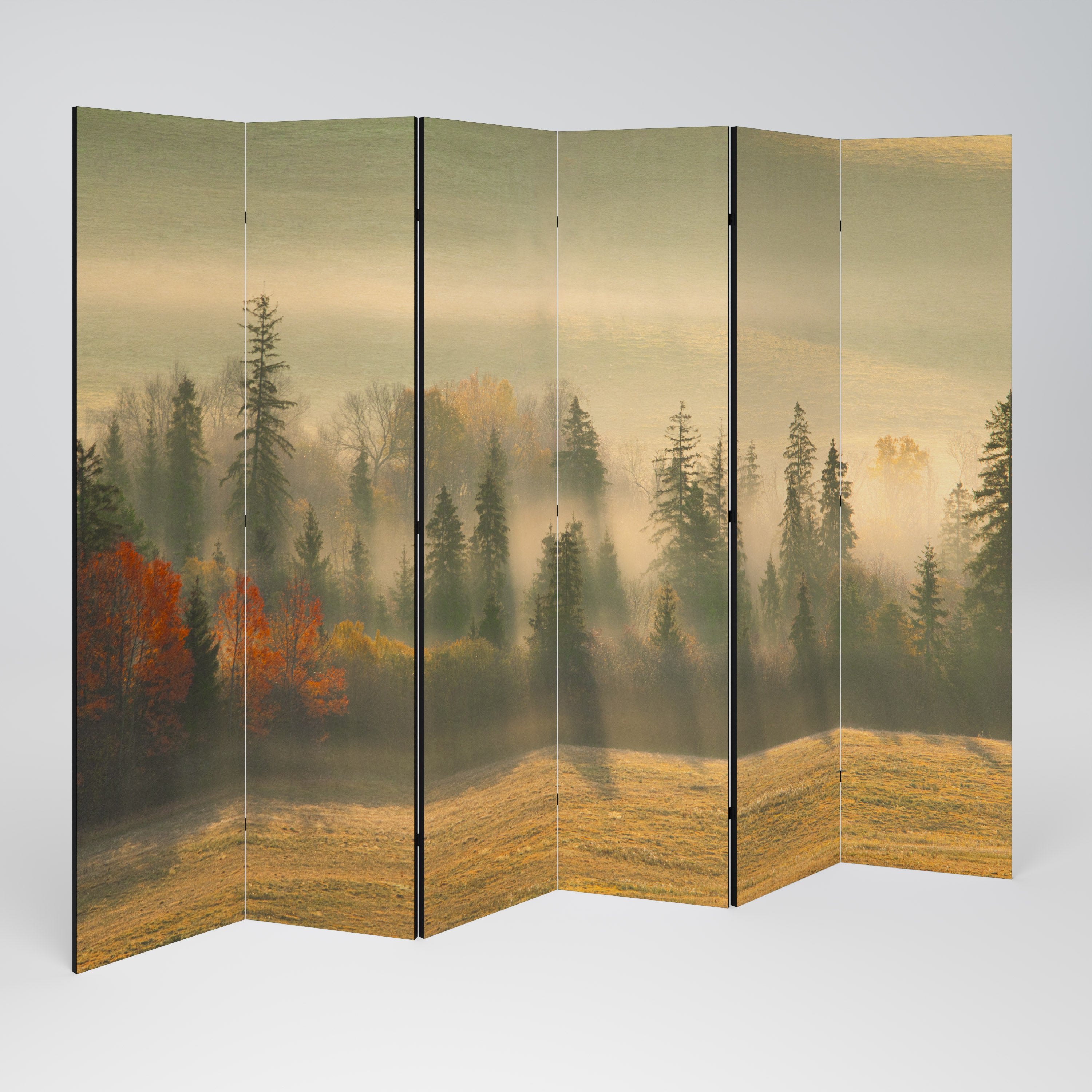 GILDING HOURS 6-Panel Room Divider