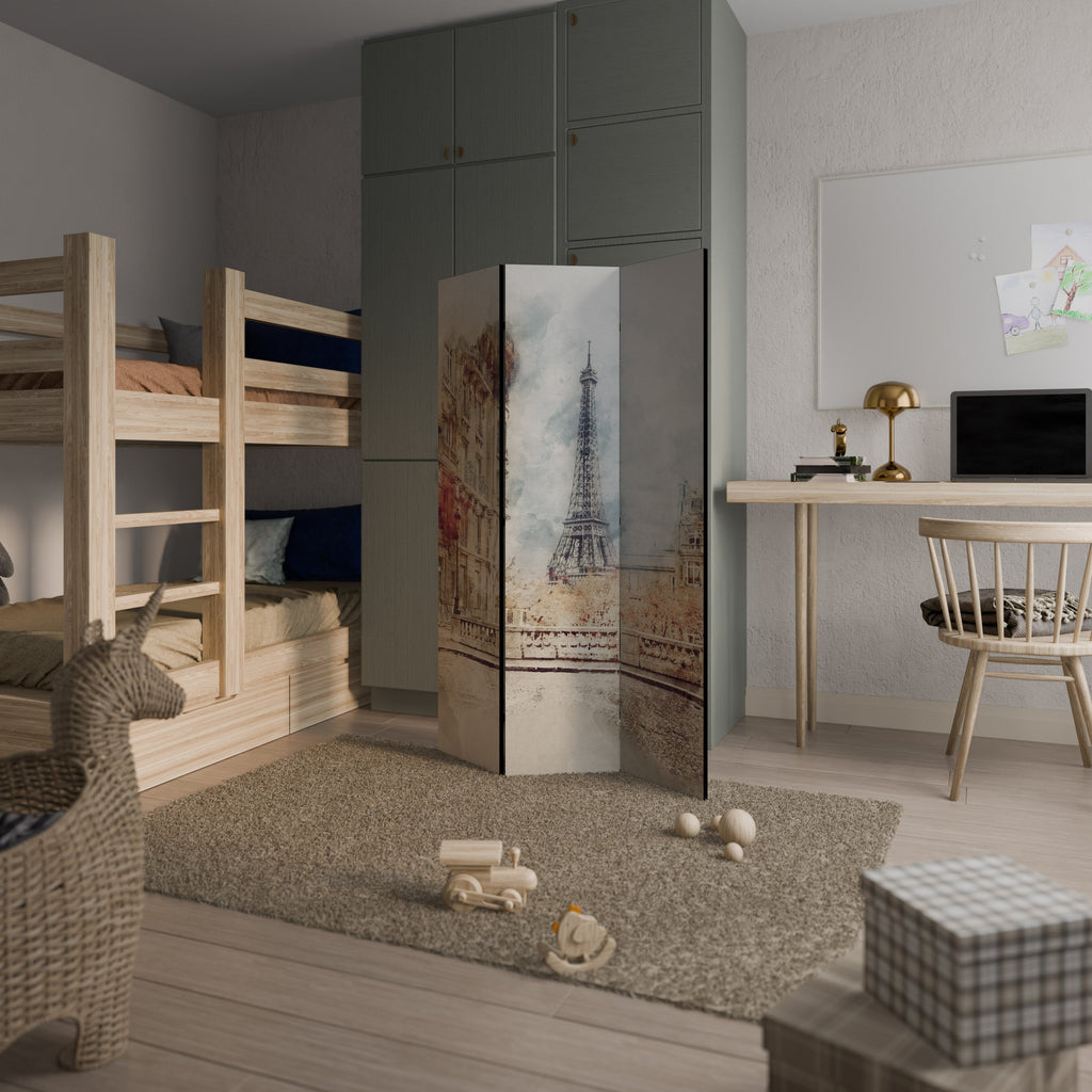 Paravent décoratif à 3 panneaux PARISIAN DAYDREAM