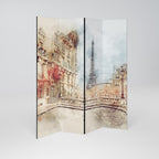 PARISIAN DAYDREAM 4-Panel Room Divider
