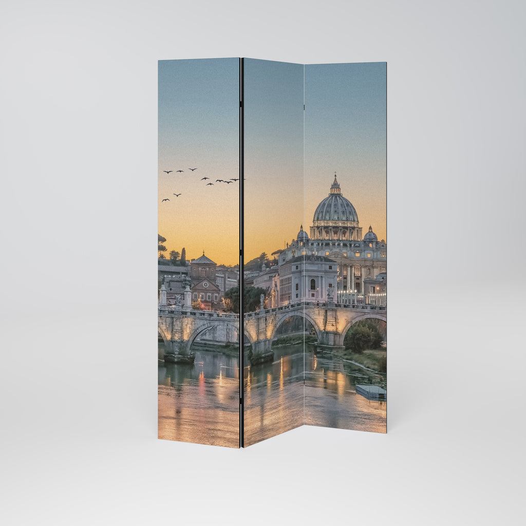 REFLECTIONS OF ROME 3-Panel Room Divider
