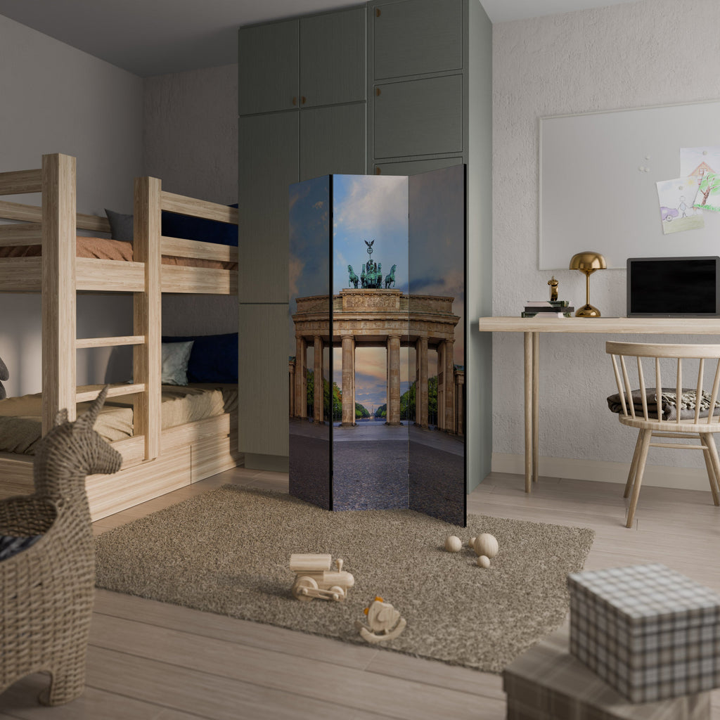 PILLARS OF MEMORY Decorative 3-Panel Room Divider