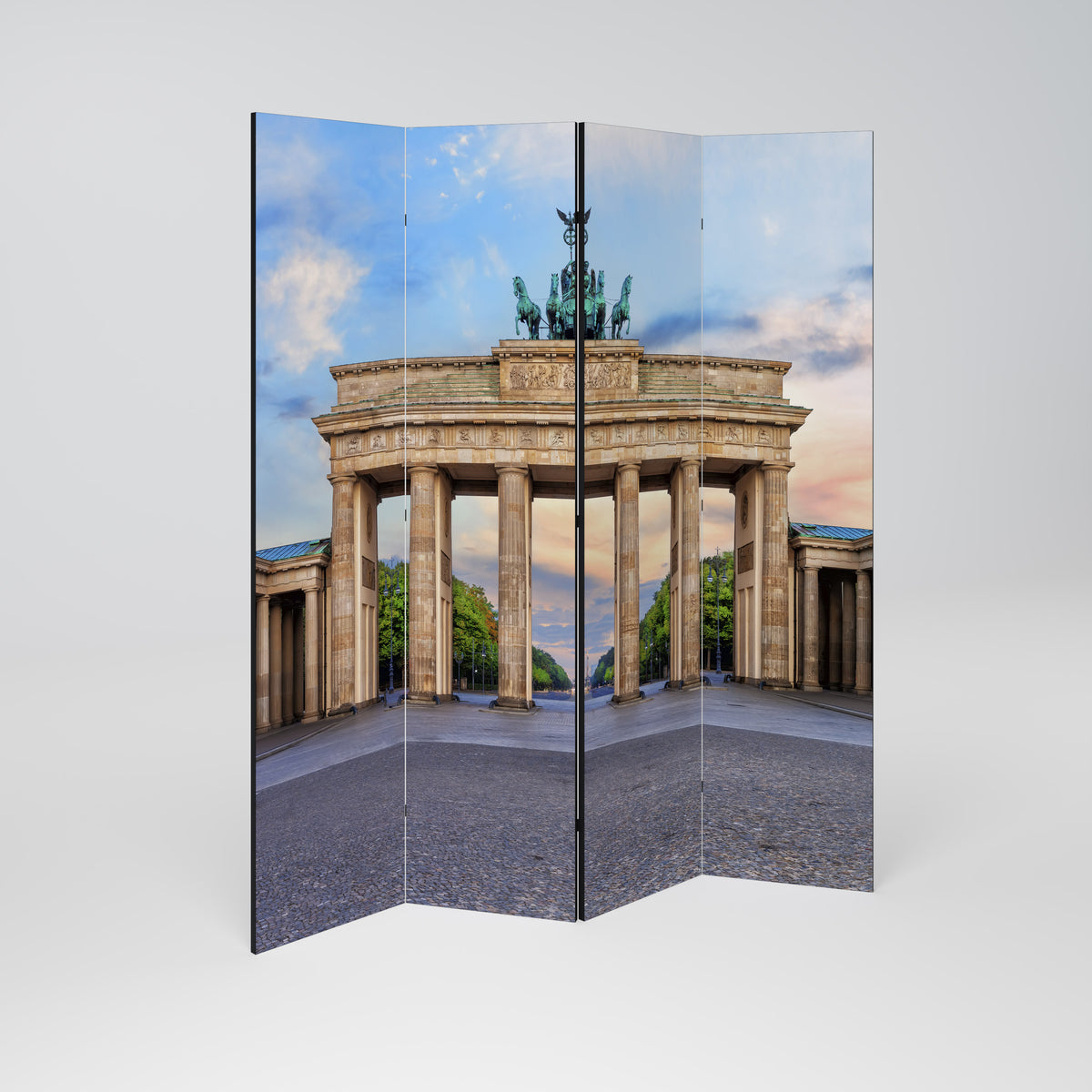 PILLARS OF MEMORY 4-Panel Room Divider