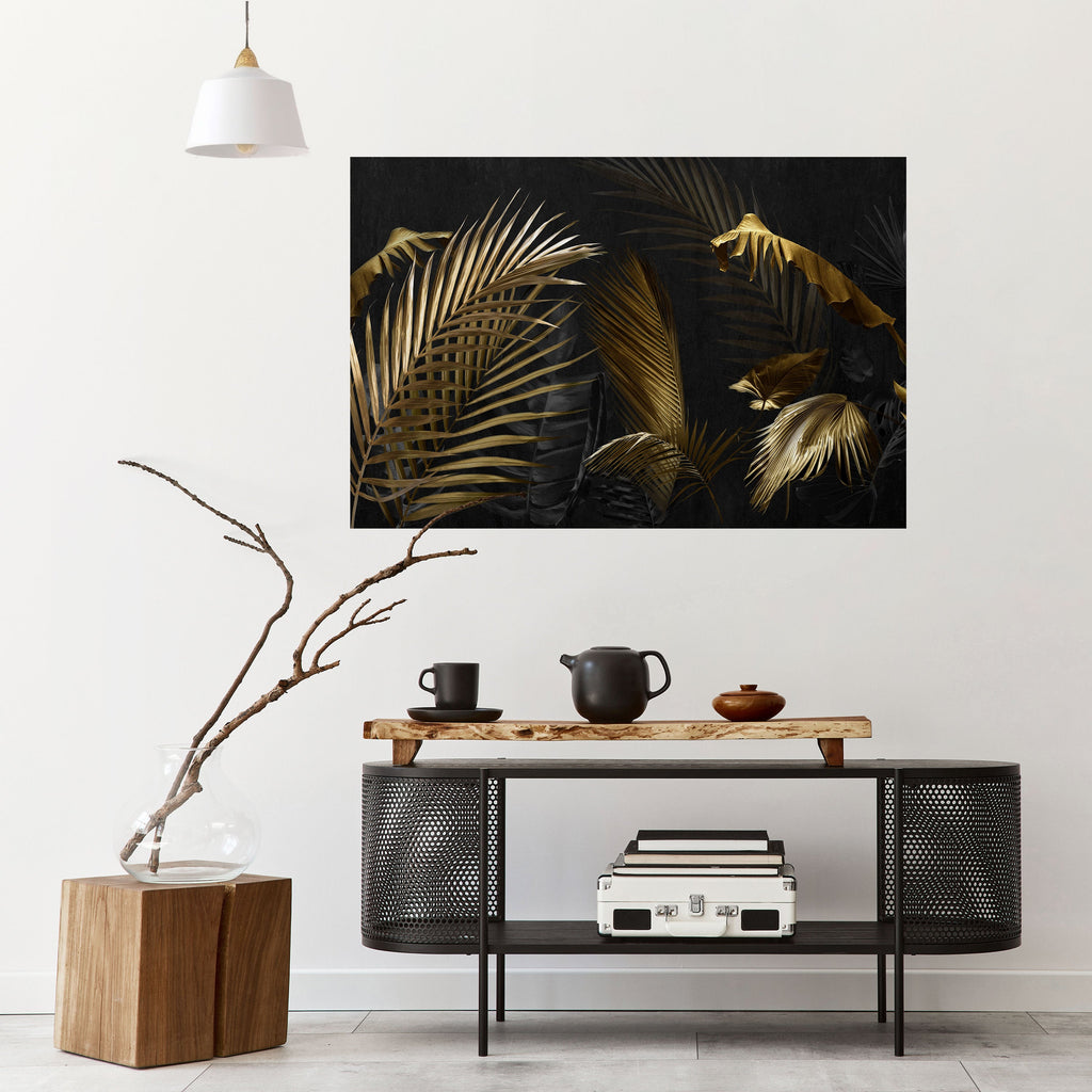 Affiche horizontale autocollante « ÉLÉGANCE DANS L'OBSCURITÉ »