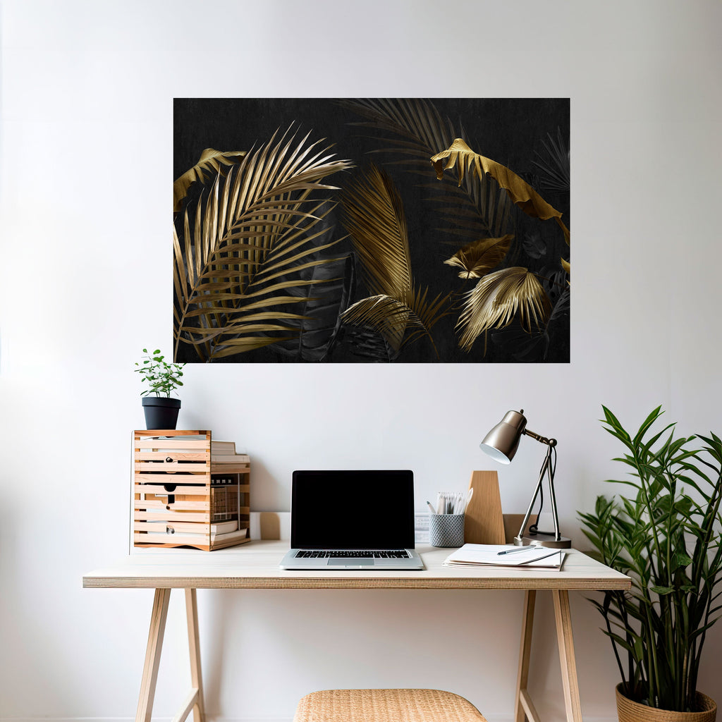 Affiche horizontale autocollante « ÉLÉGANCE DANS L'OBSCURITÉ »