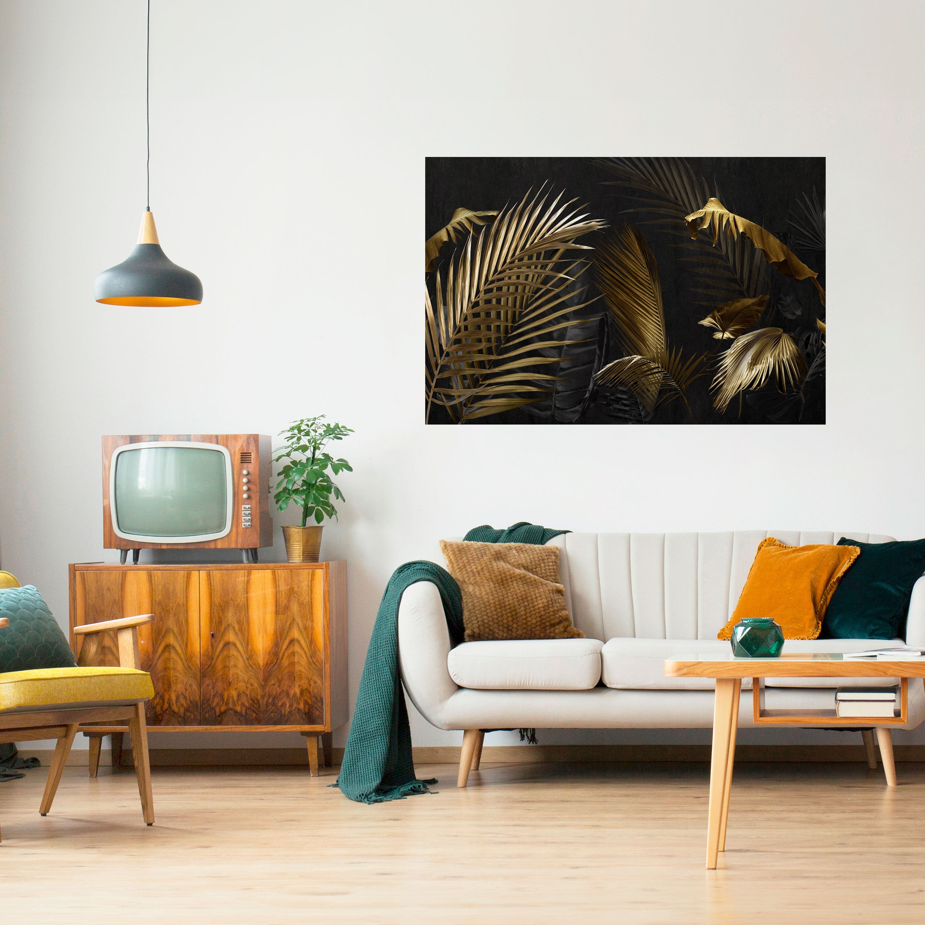 Affiche horizontale autocollante « ÉLÉGANCE DANS L'OBSCURITÉ »