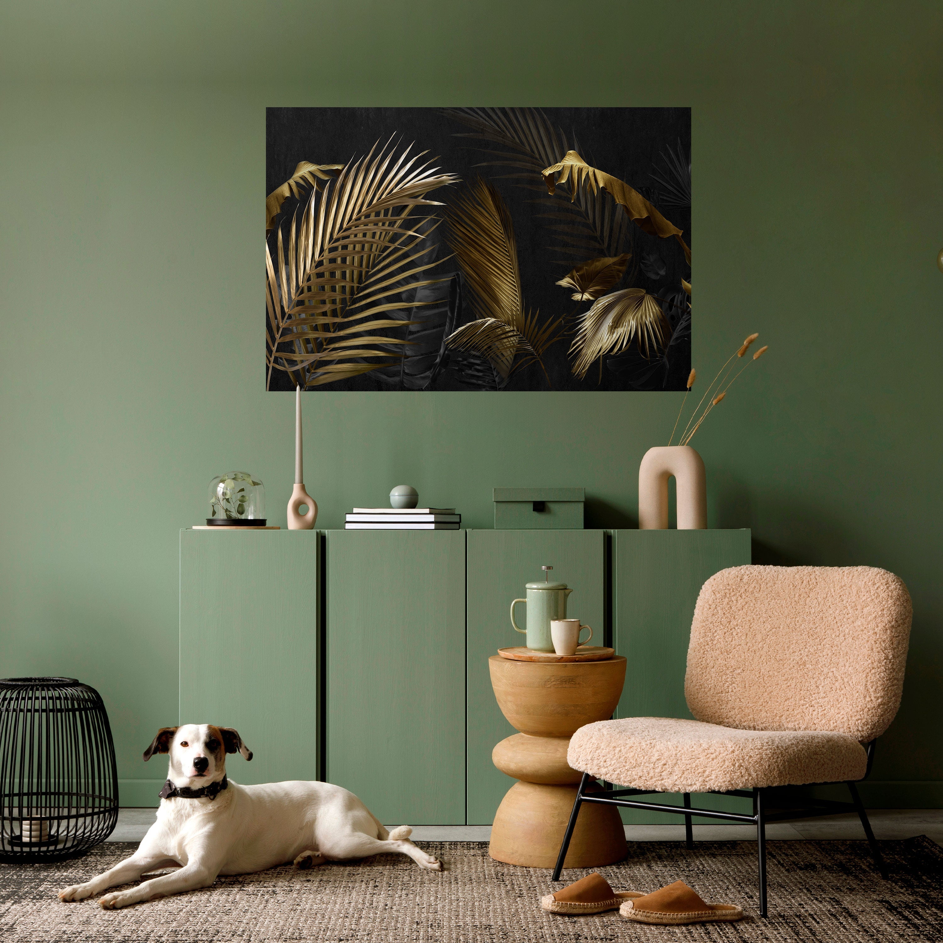 Affiche horizontale autocollante « ÉLÉGANCE DANS L'OBSCURITÉ »