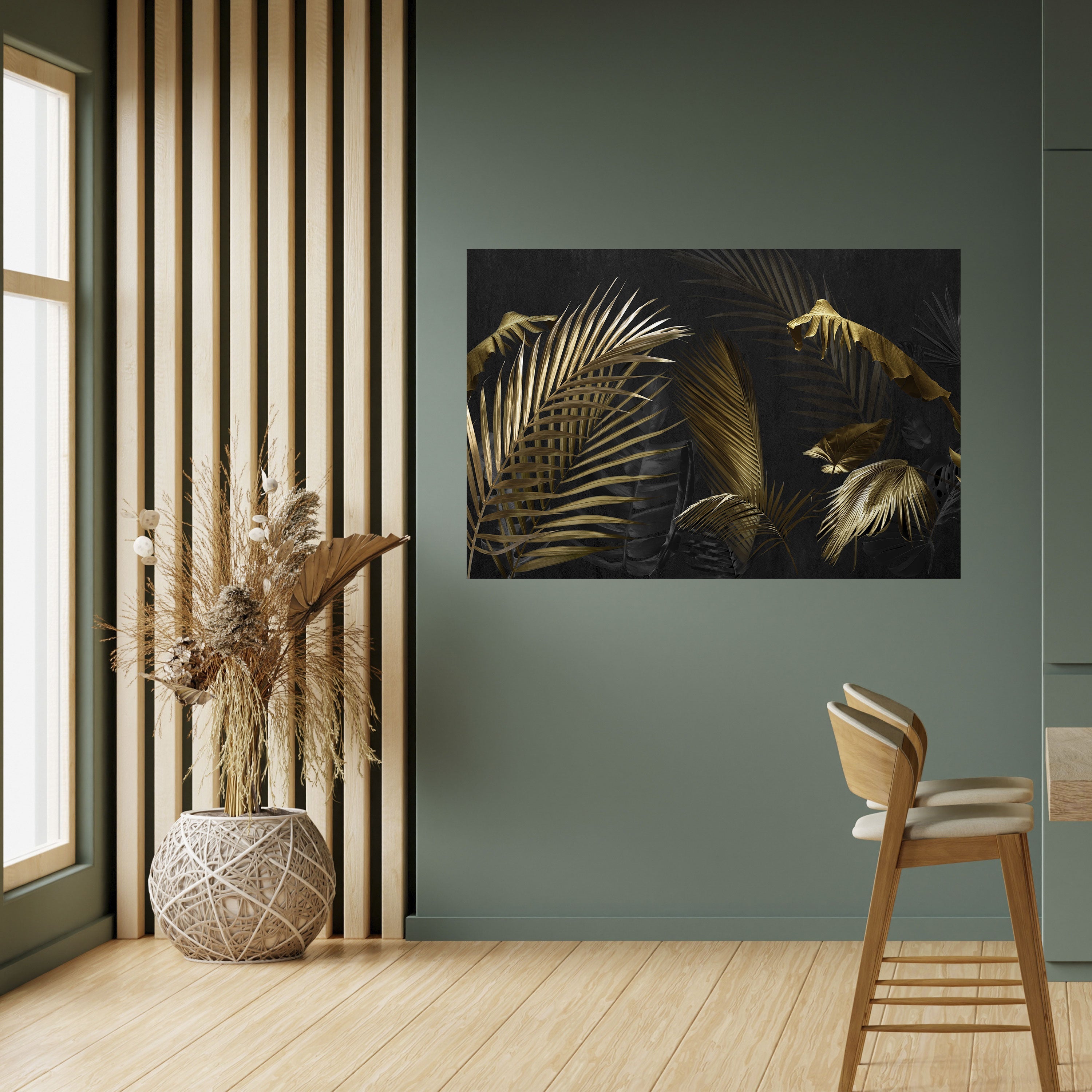 Affiche horizontale autocollante « ÉLÉGANCE DANS L'OBSCURITÉ »