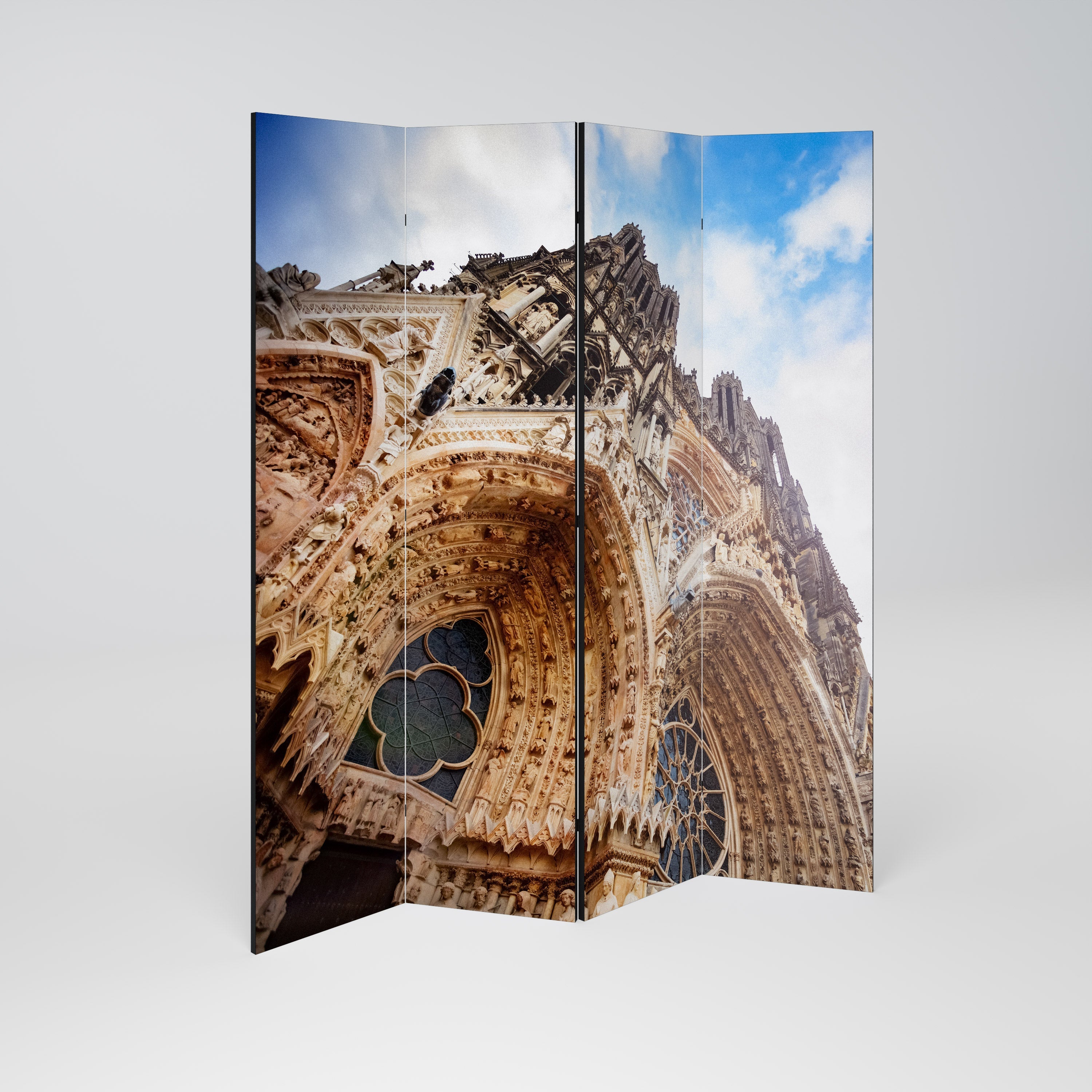 ANGLES MYSTIQUE RÉVÉLÉS Paravent décoratif à 4 panneaux