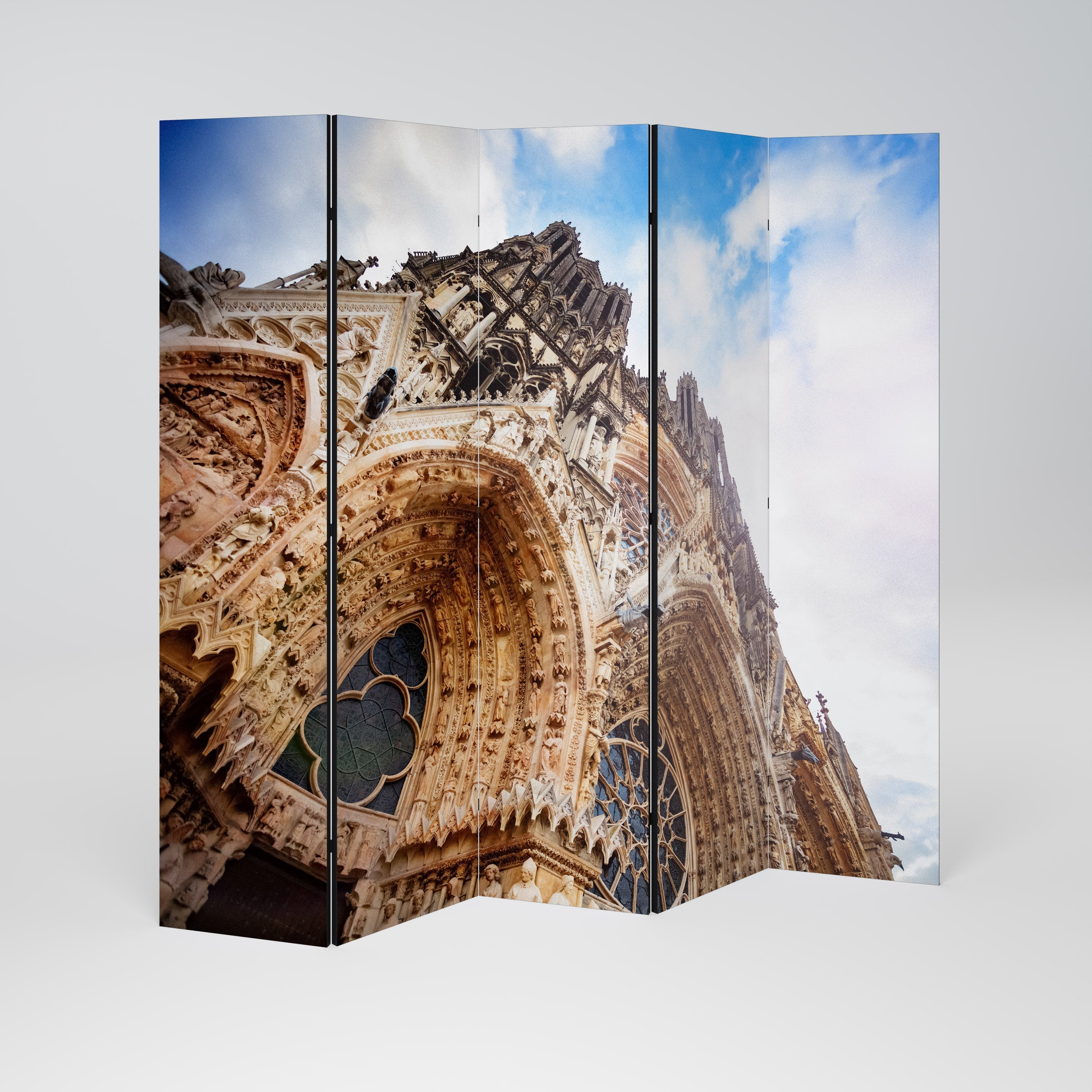 ANGLES MYSTIQUE RÉVÉLÉS Paravent décoratif à 5 panneaux