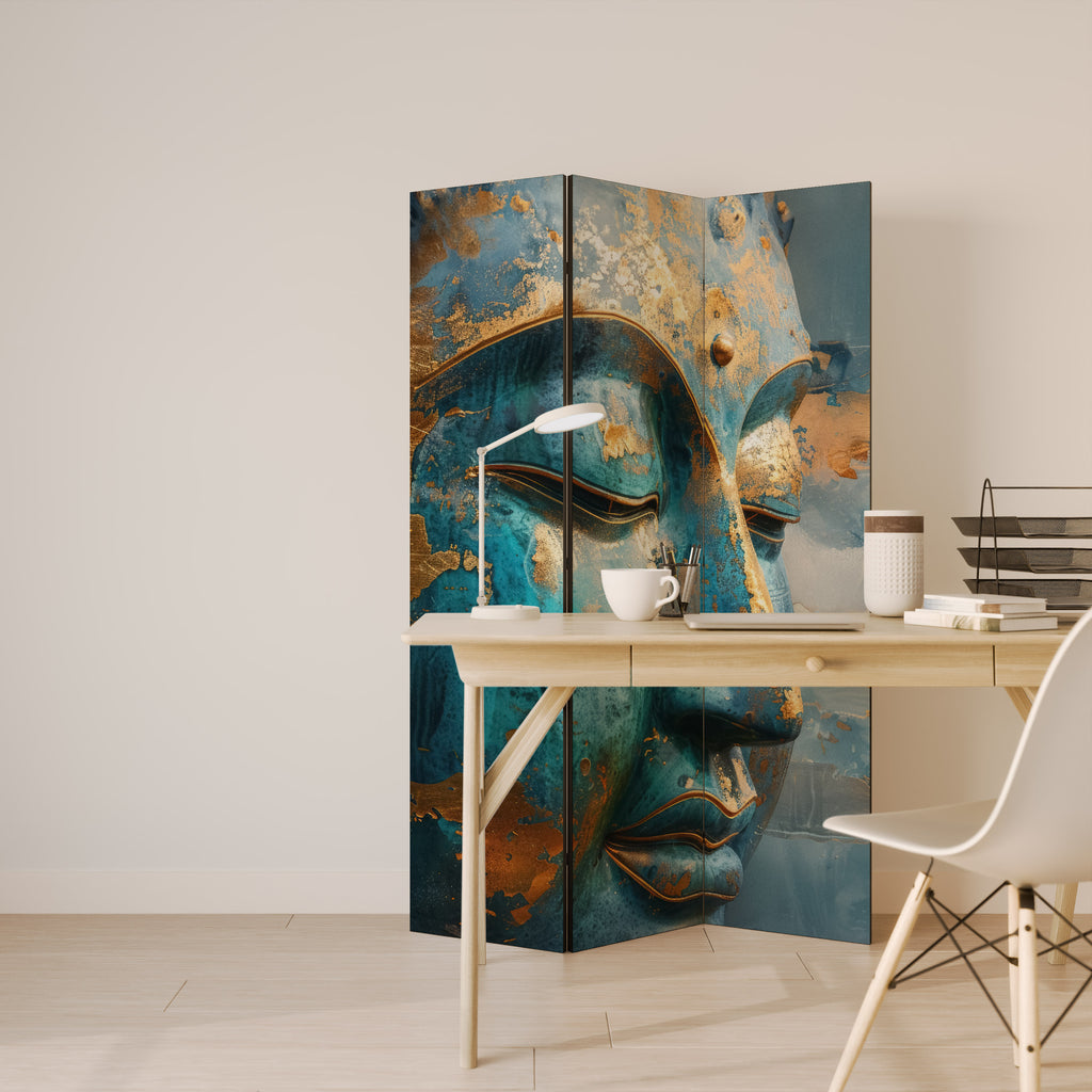 ENIGMATIC STILLNESS 3-Panel Room Divider