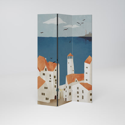 COASTLAND VILLAGE 3-Panel Room Divider