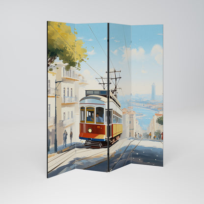 TRAMWAY DREAMSCAPE 4-Panel Room Divider