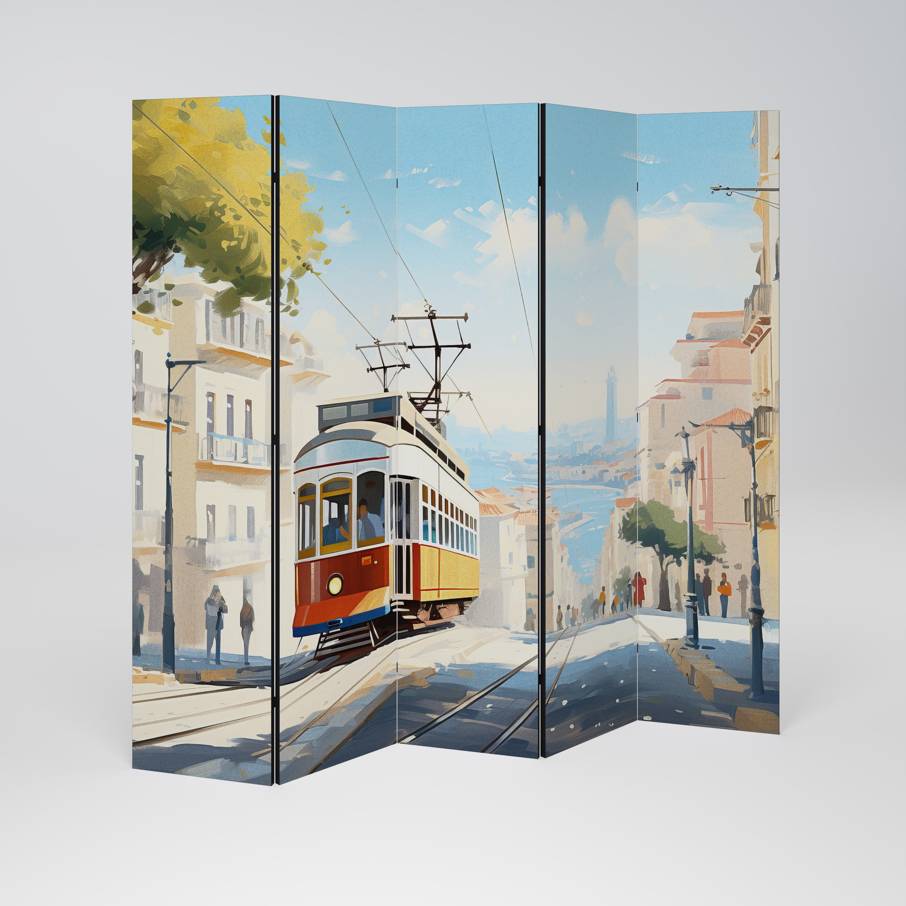 TRAMWAY DREAMSCAPE 5-Panel Room Divider