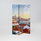 ROOFTOP RADIANCE 3-Panel Room Divider
