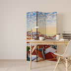 ROOFTOP RADIANCE 3-Panel Room Divider