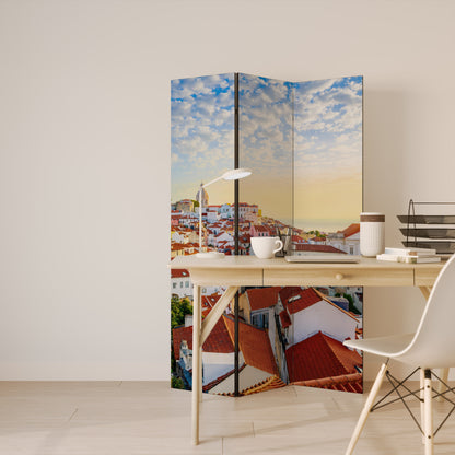 ROOFTOP RADIANCE 3-Panel Room Divider