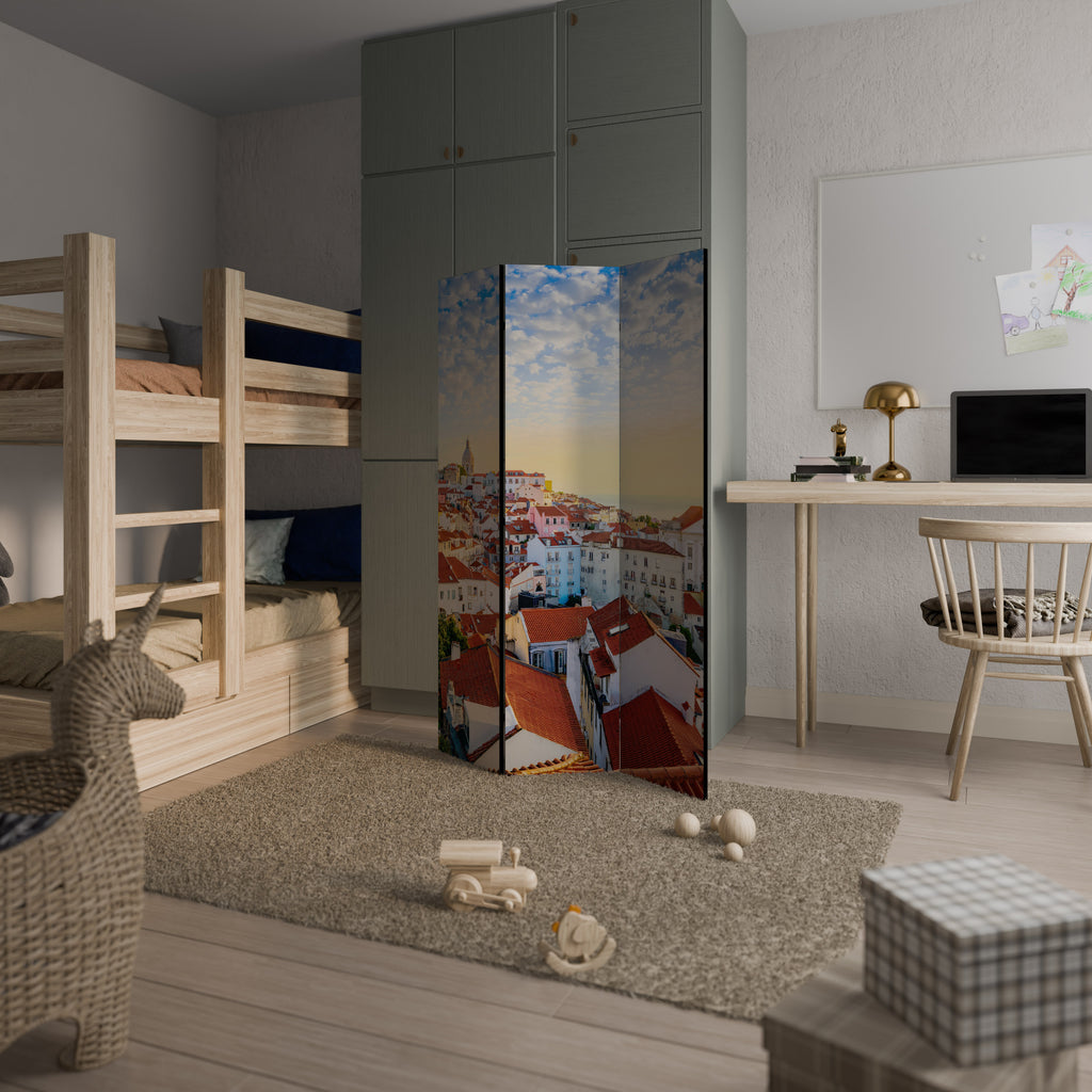 ROOFTOP RADIANCE 3-Panel Room Divider