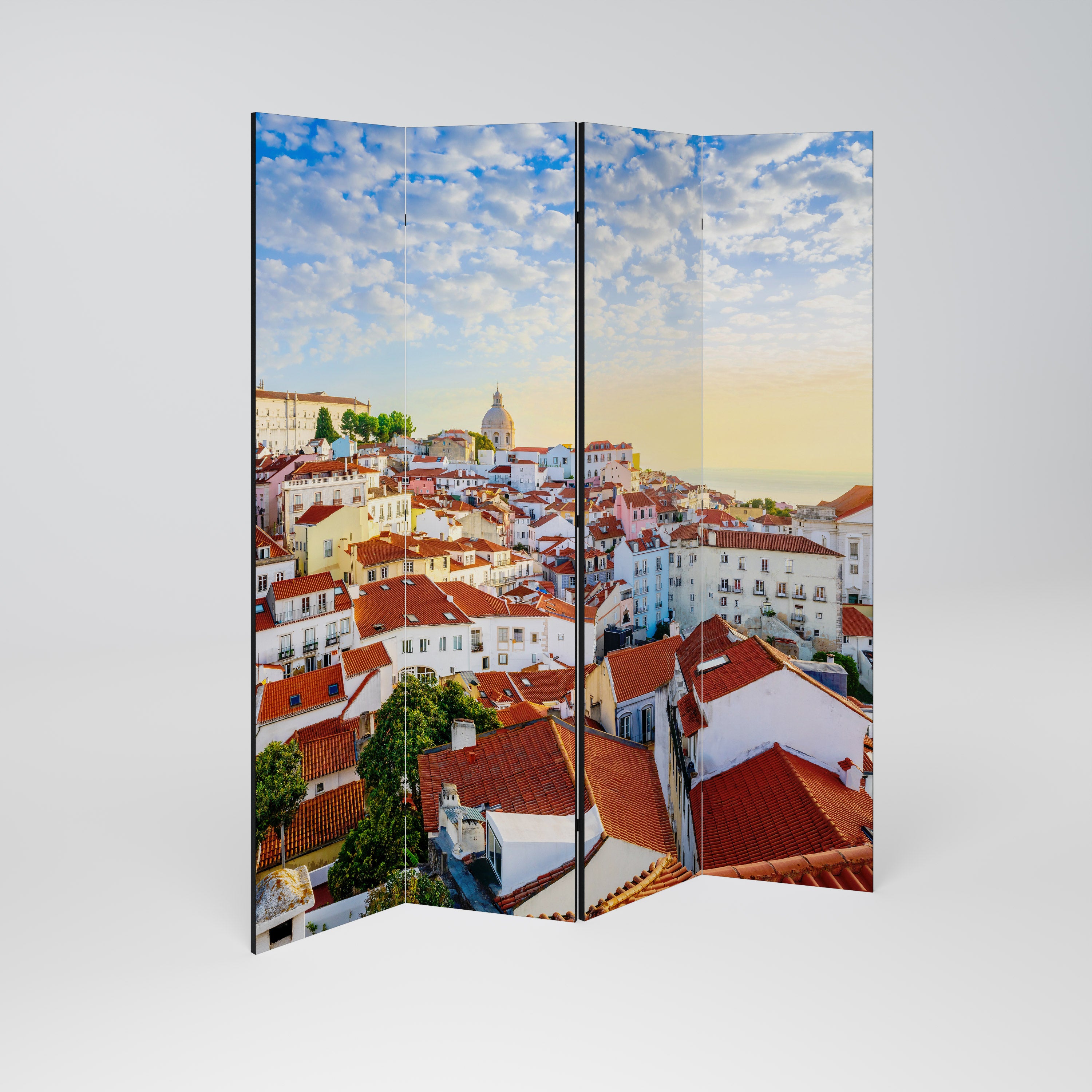 ROOFTOP RADIANCE 4-Panel Room Divider