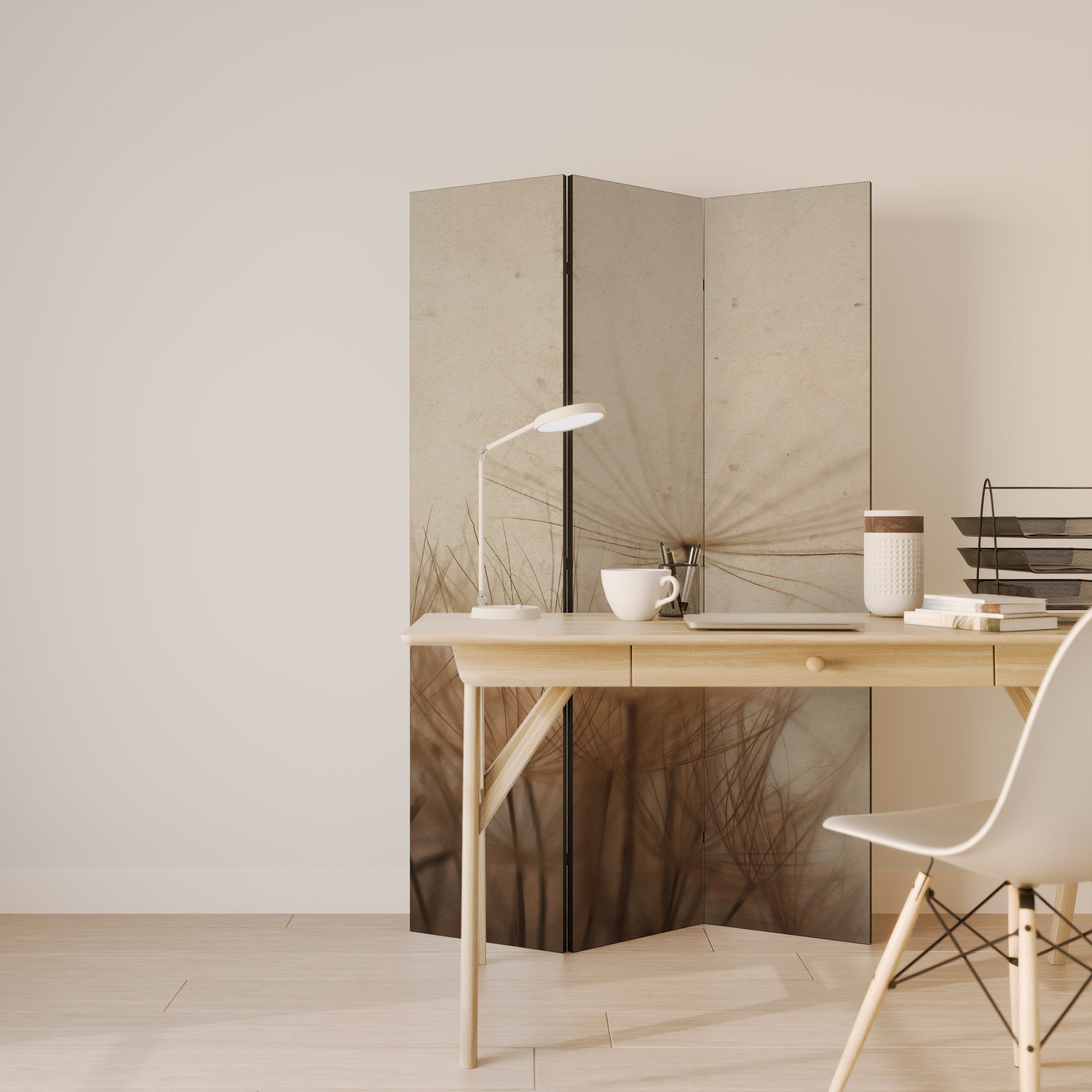 EARTH BREATH 3-Panel Room Divider