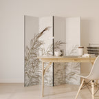 WHISPERING WINDS 4-Panel Room Divider