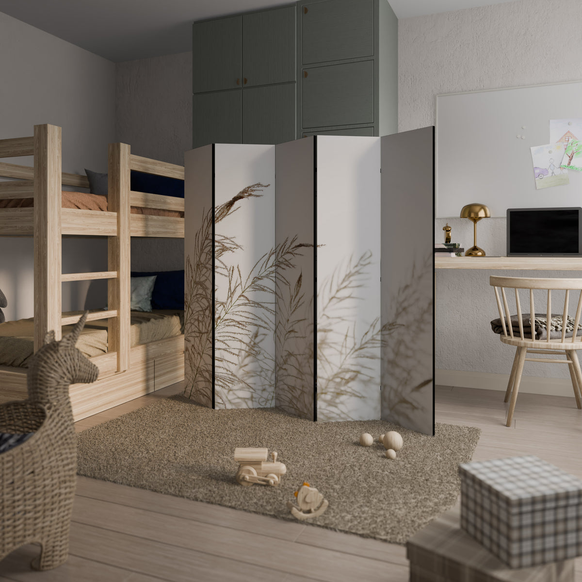 WHISPERING WINDS 5-Panel Room Divider