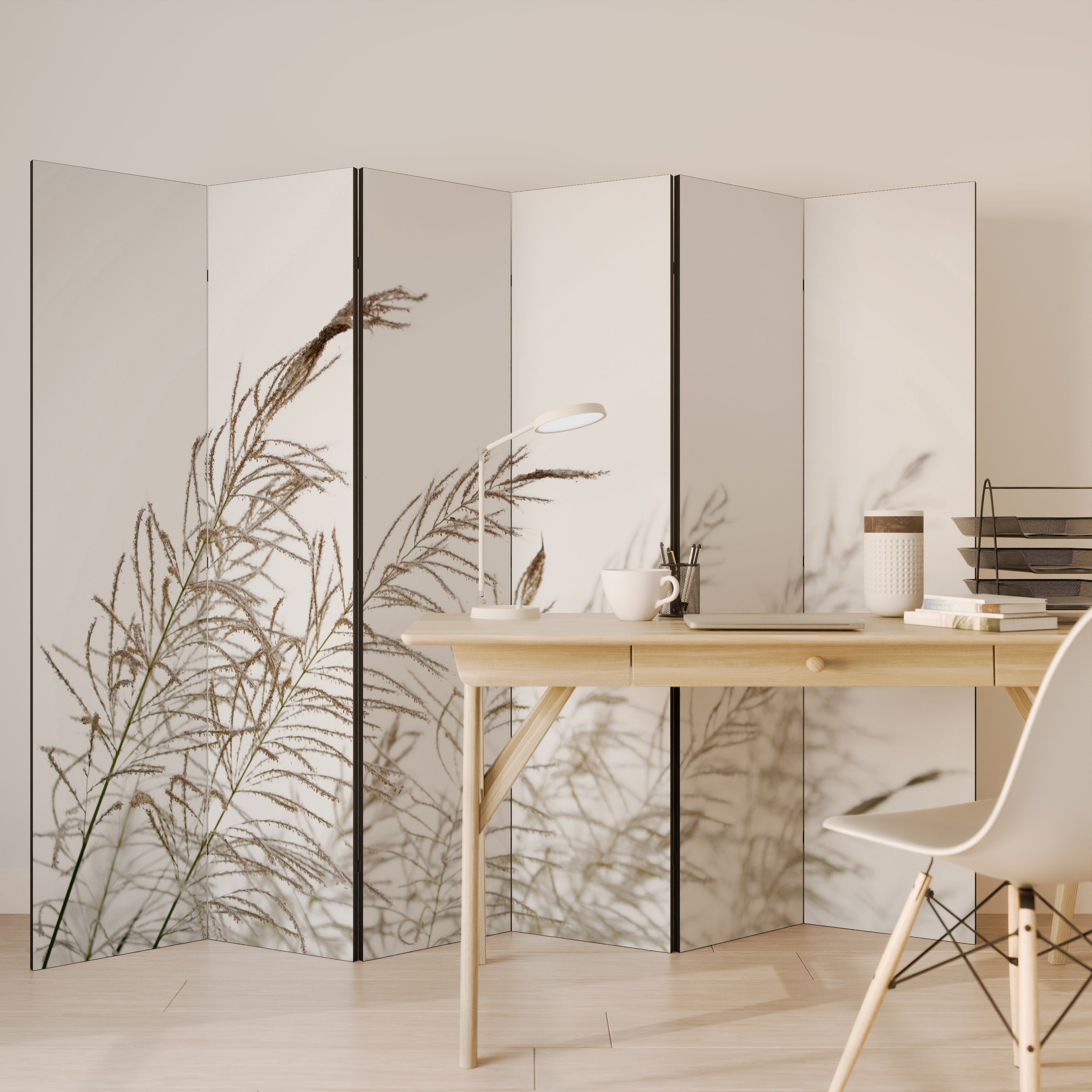 Cloison décorative à 6 panneaux WISPERING WINDS