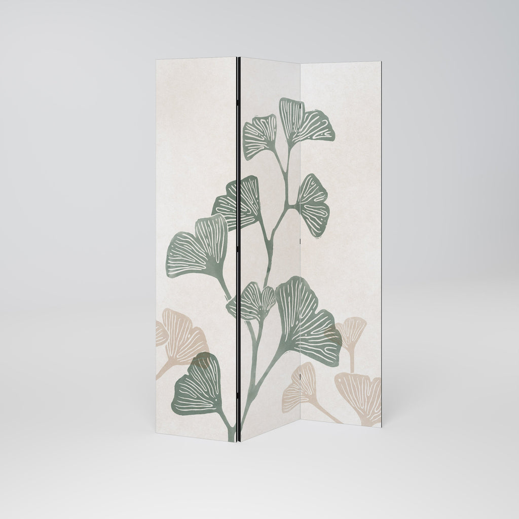 THE GOST OF GINKGO Decorative 3-Panel Room Divider