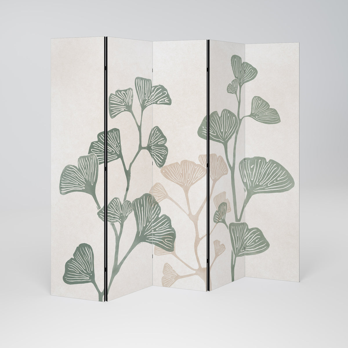 THE GOST OF GINKGO 5-Panel Room Divider