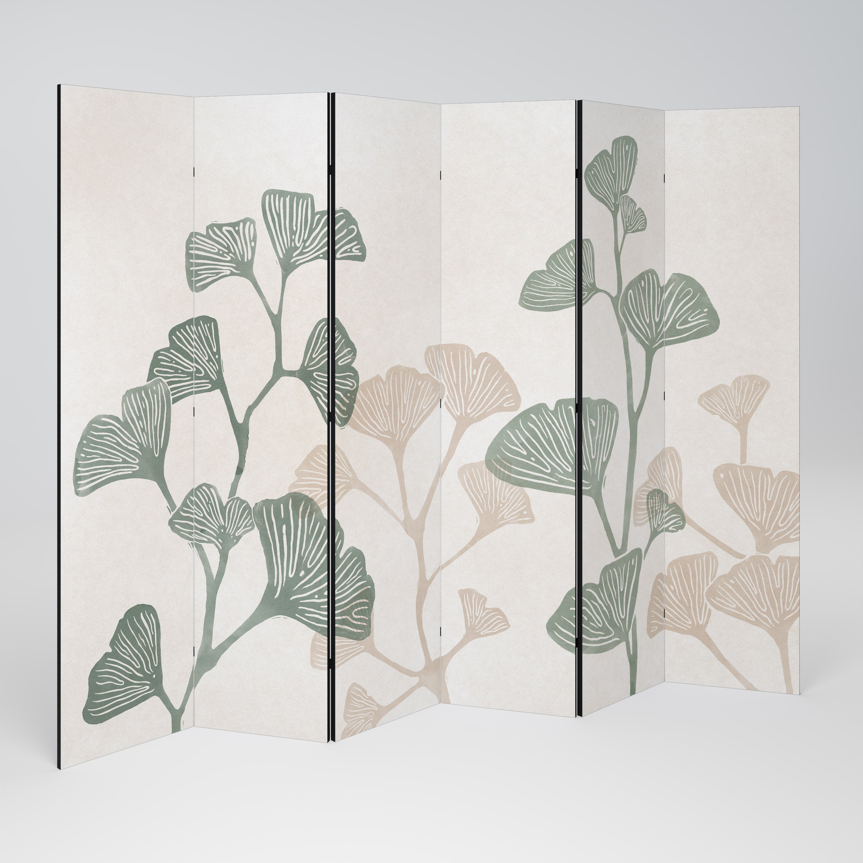 THE GOST OF GINKGO 6-Panel Room Divider