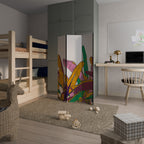 TROPICAL GLOW 3-Panel Room Divider