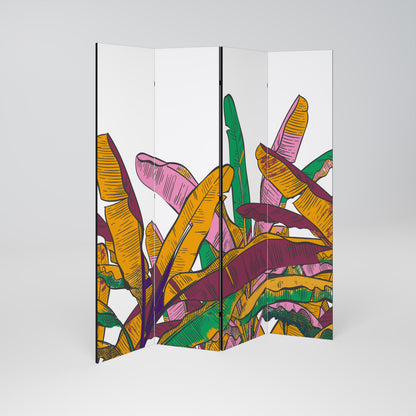 TROPICAL GLOW 4-Panel Room Divider