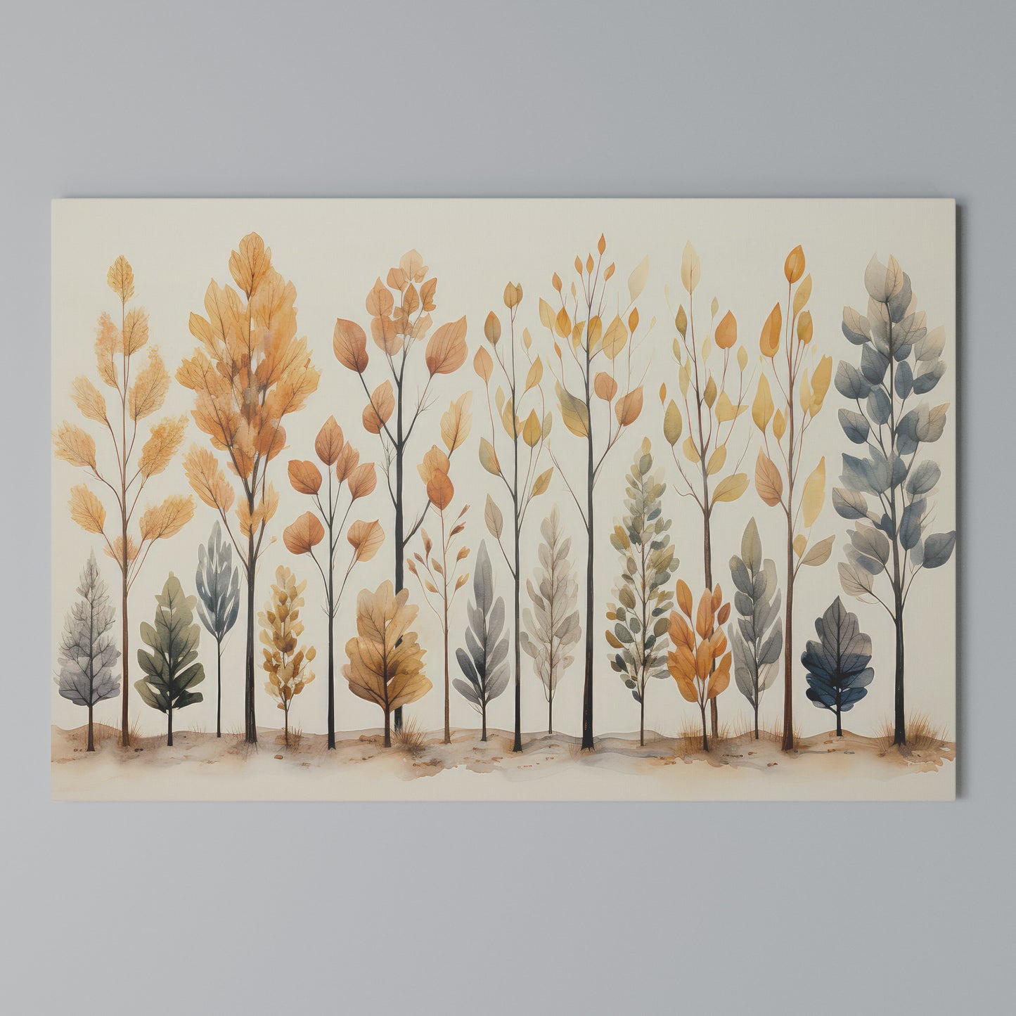 AUTUMN FOREST Horizontal Canvas Print