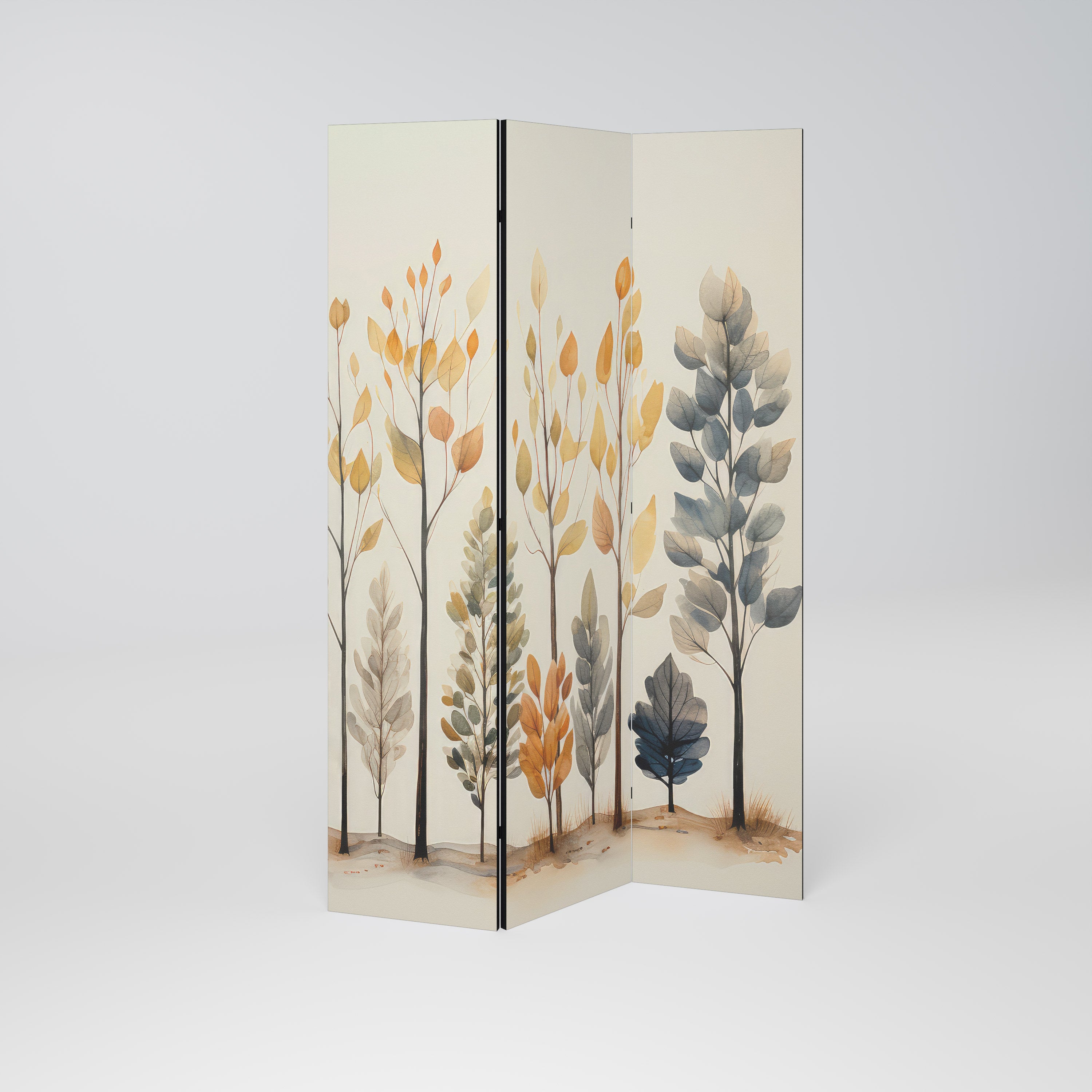 AUTUMN FOREST 3-Panel Room Divider